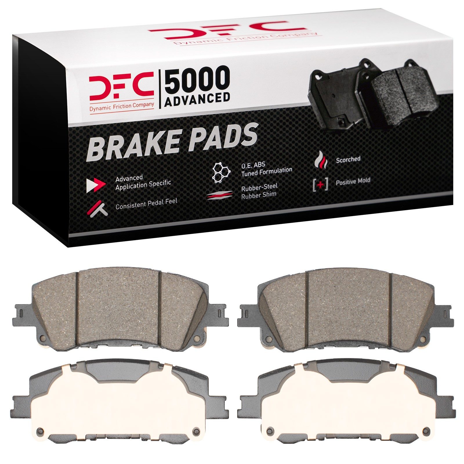 DFC 5000 Advanced Ceramic Brake Pads (4 Pads) — image 2