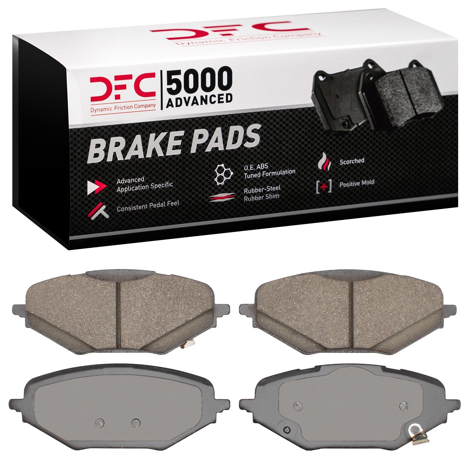 DFC 5000 Advanced Ceramic Brake Pads (4 Pads) — image 2