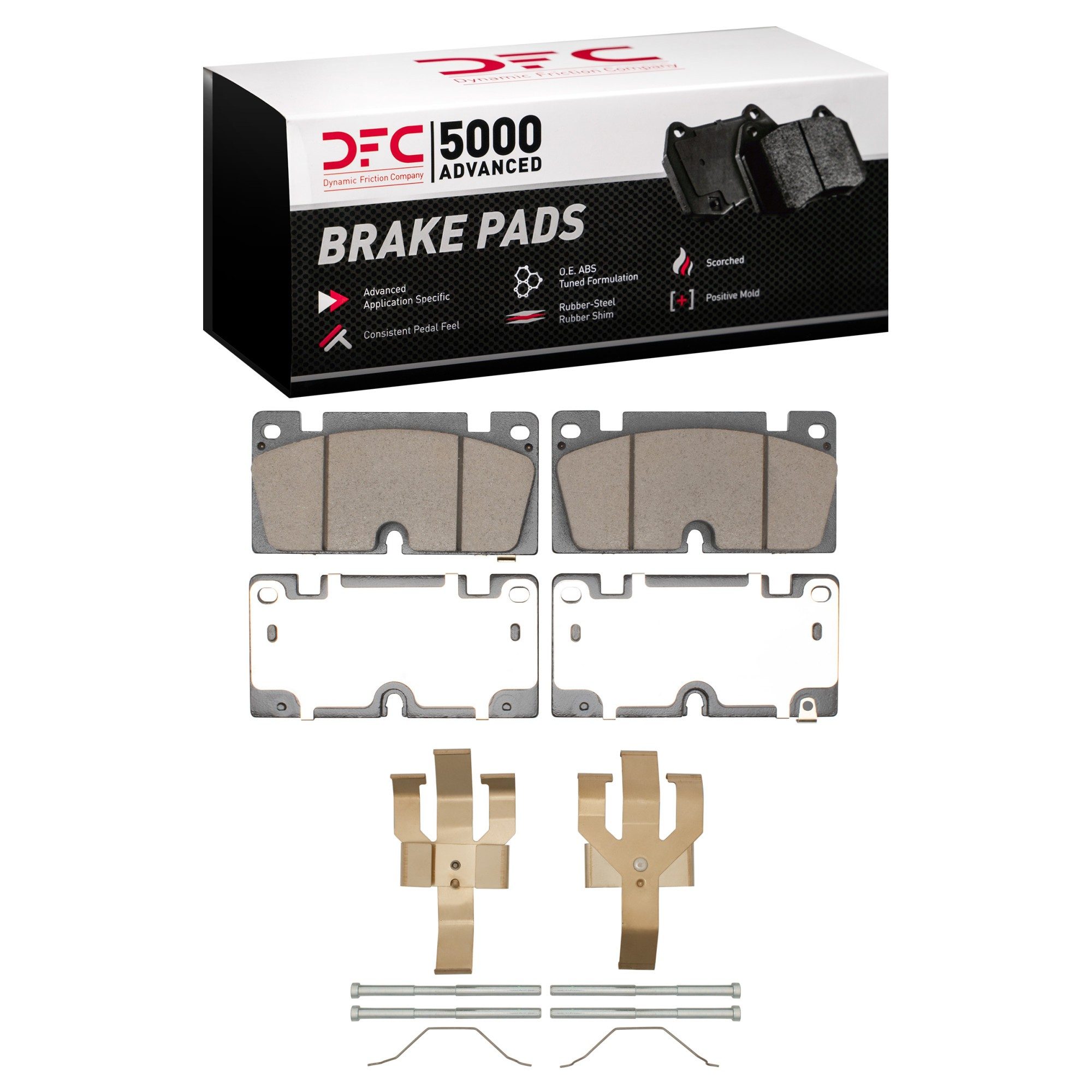 DFC Front 5000 Advanced Ceramic Brake Pads (4 Pads)
