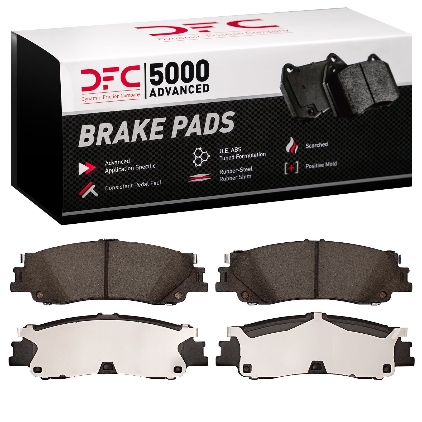 DFC Rear 5000 Advanced Brake Pads (4 Pads) — image 2