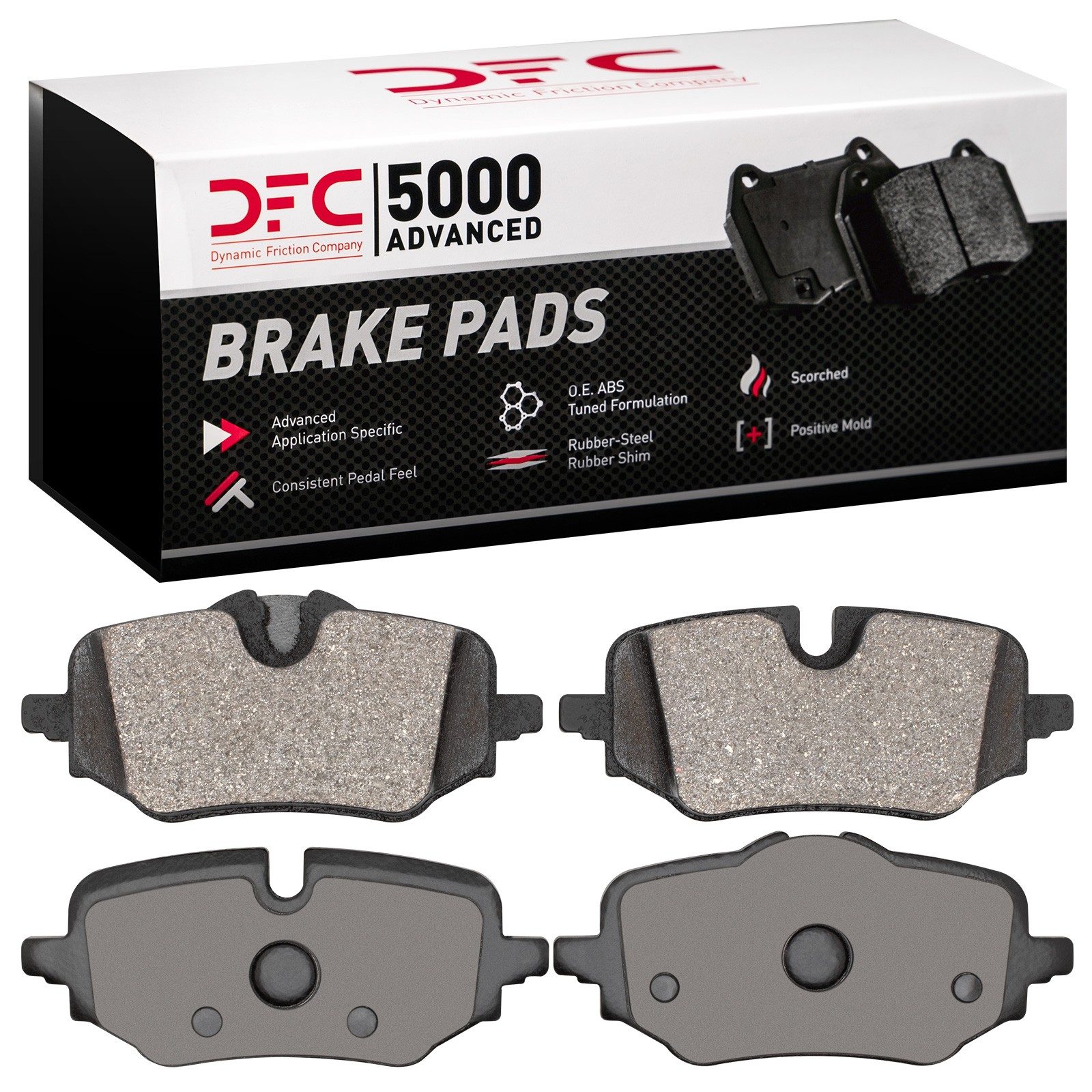 DFC Rear 5000 Advanced Brake Pads (4 Pads) — image 2
