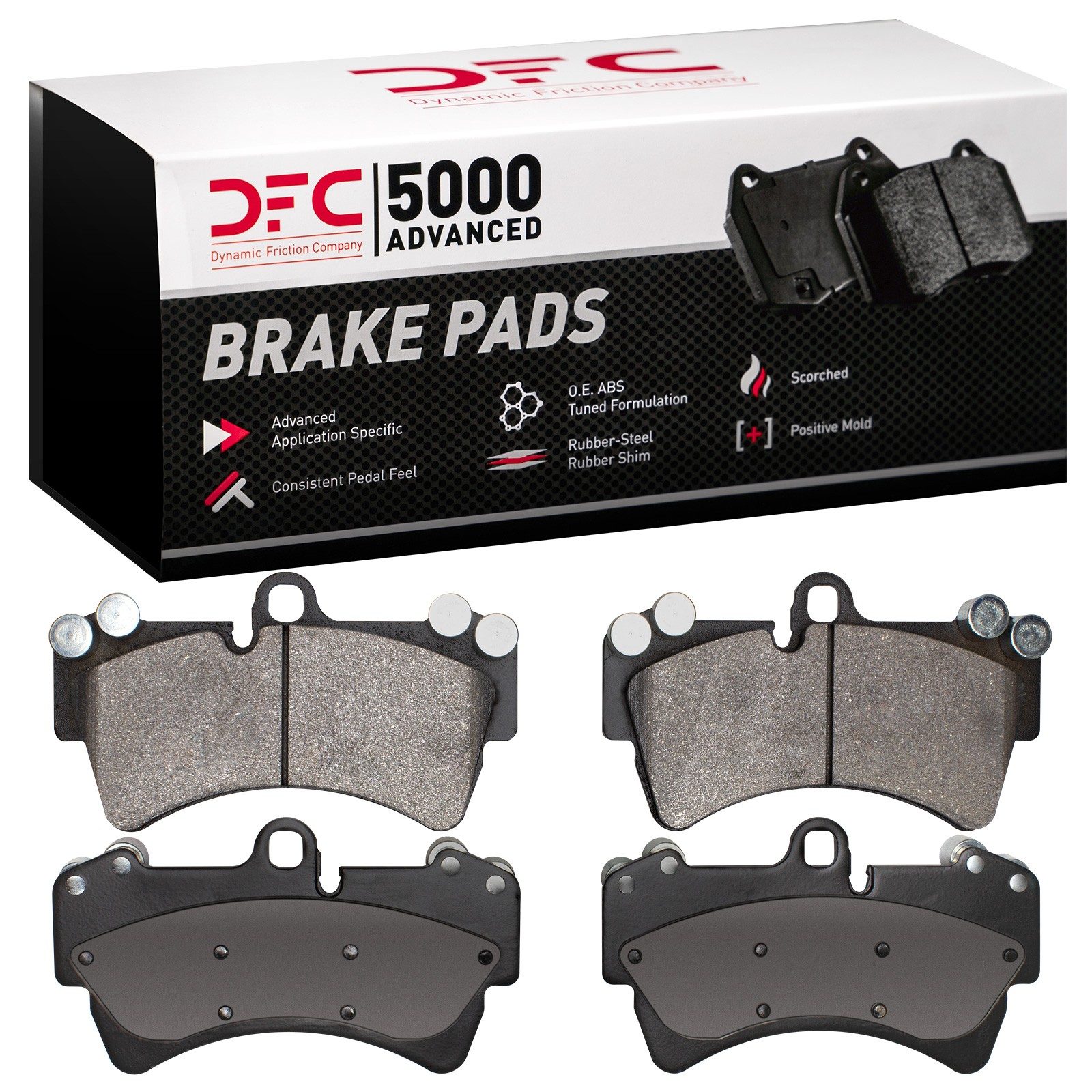 DFC Rear 5000 Advanced Brake Pads (4 Pads) — image 2