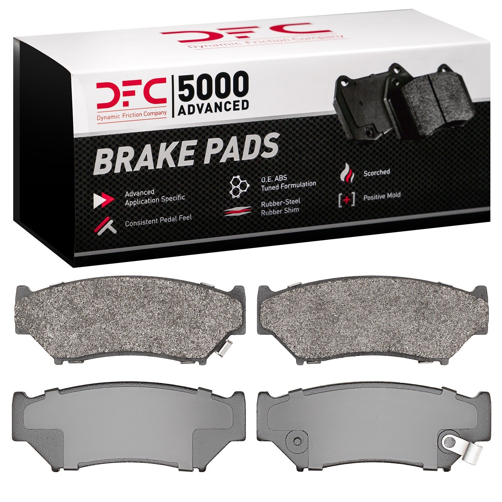 Dynamic Friction 5000 Advanced Brake Pads Without Hardware - 1552-0556-00 — image 2