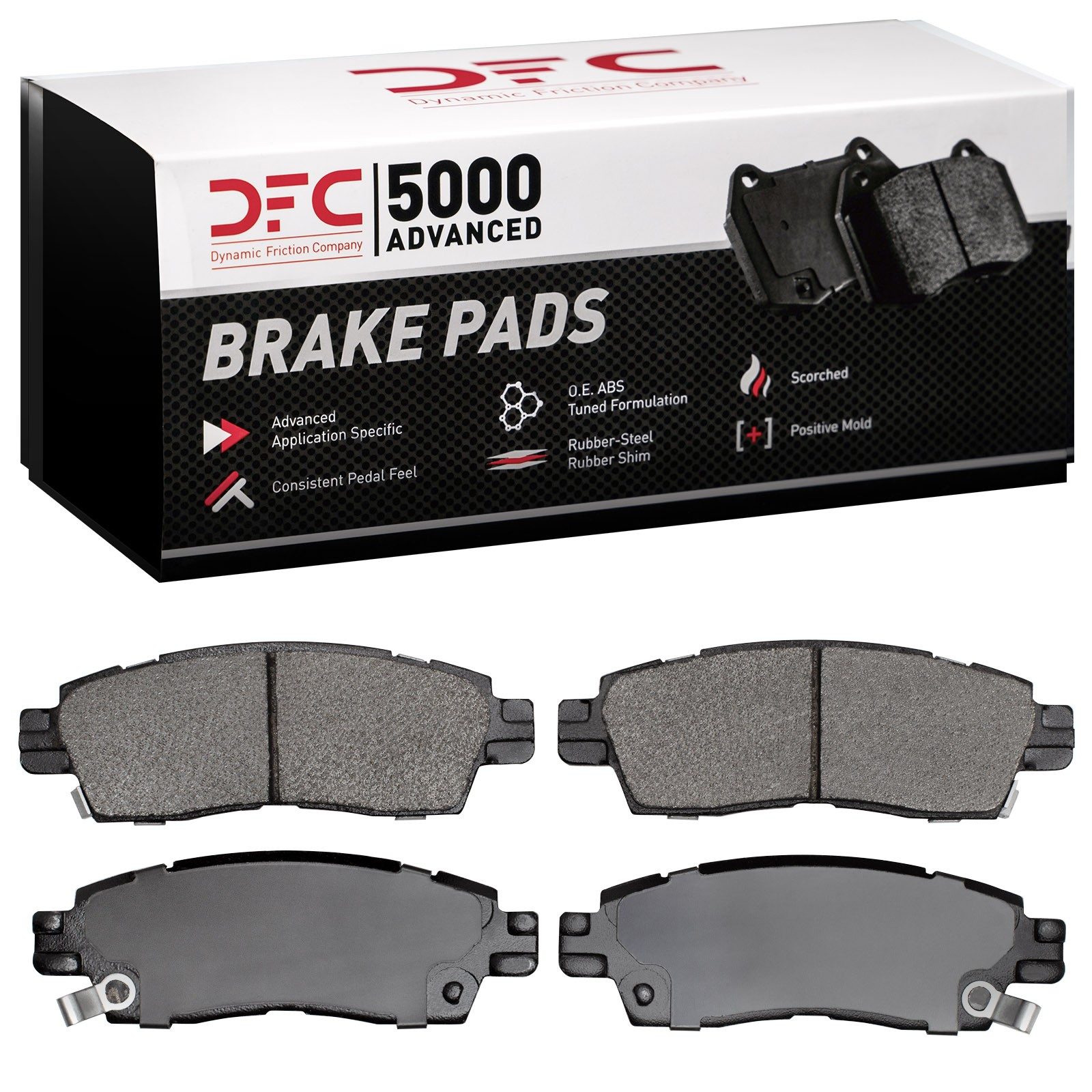 DFC 5000 Advanced Semi-Metallic Brake Pads (4 Pads) — image 2