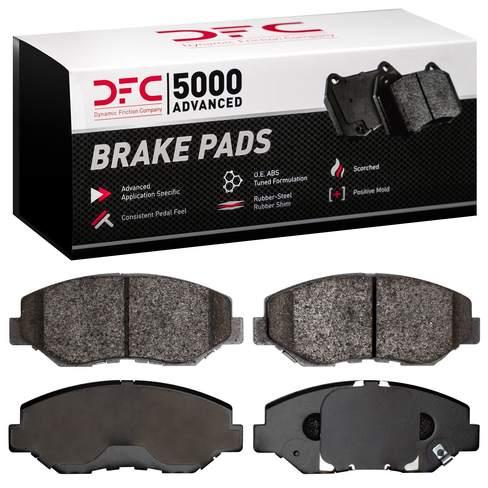 Dynamic Friction 5000 Advanced Brake Pads Without Hardware - 1552-0914-00 — image 2