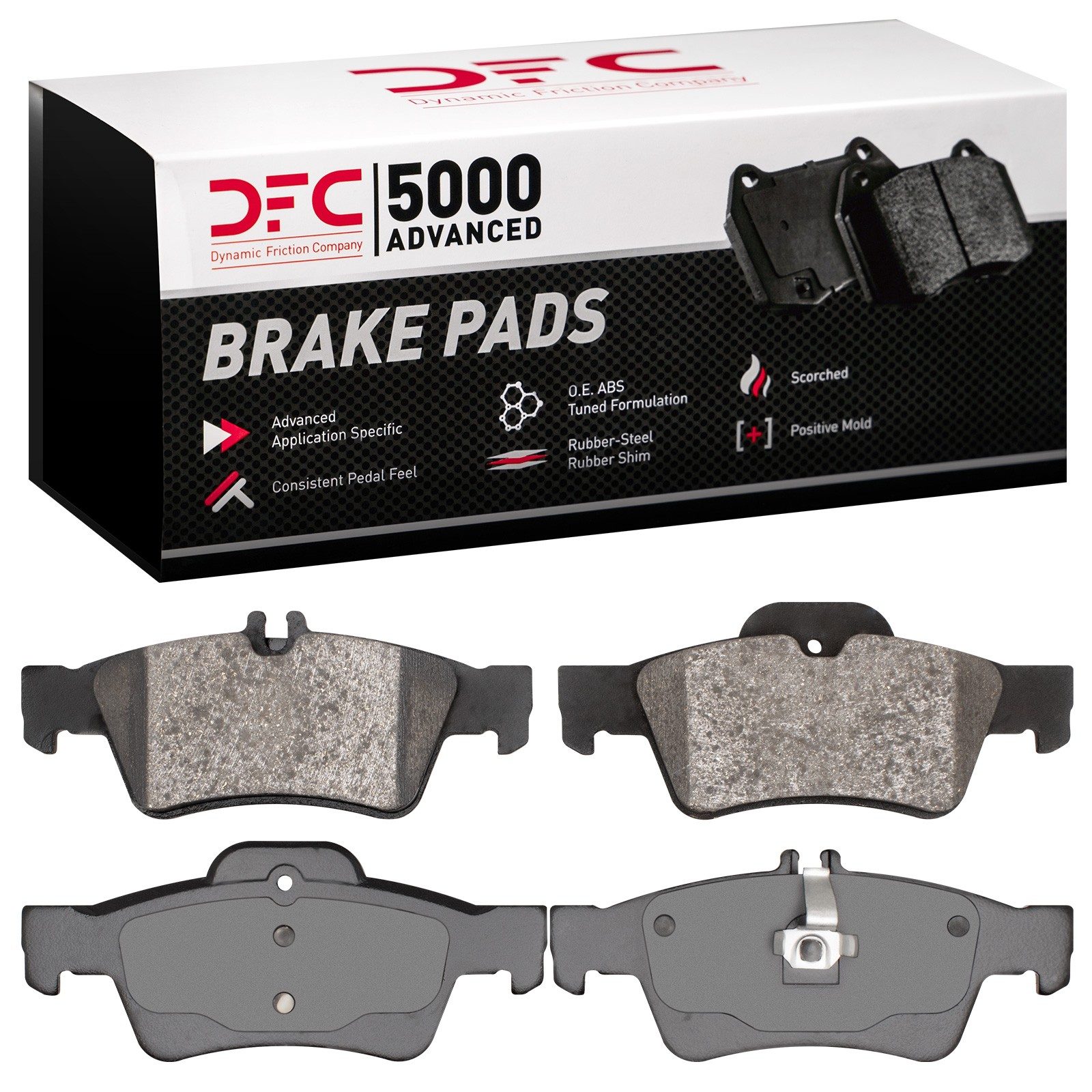 Dynamic Friction 5000 Advanced Brake Pads Without Hardware - 1552-0986-00 — image 2