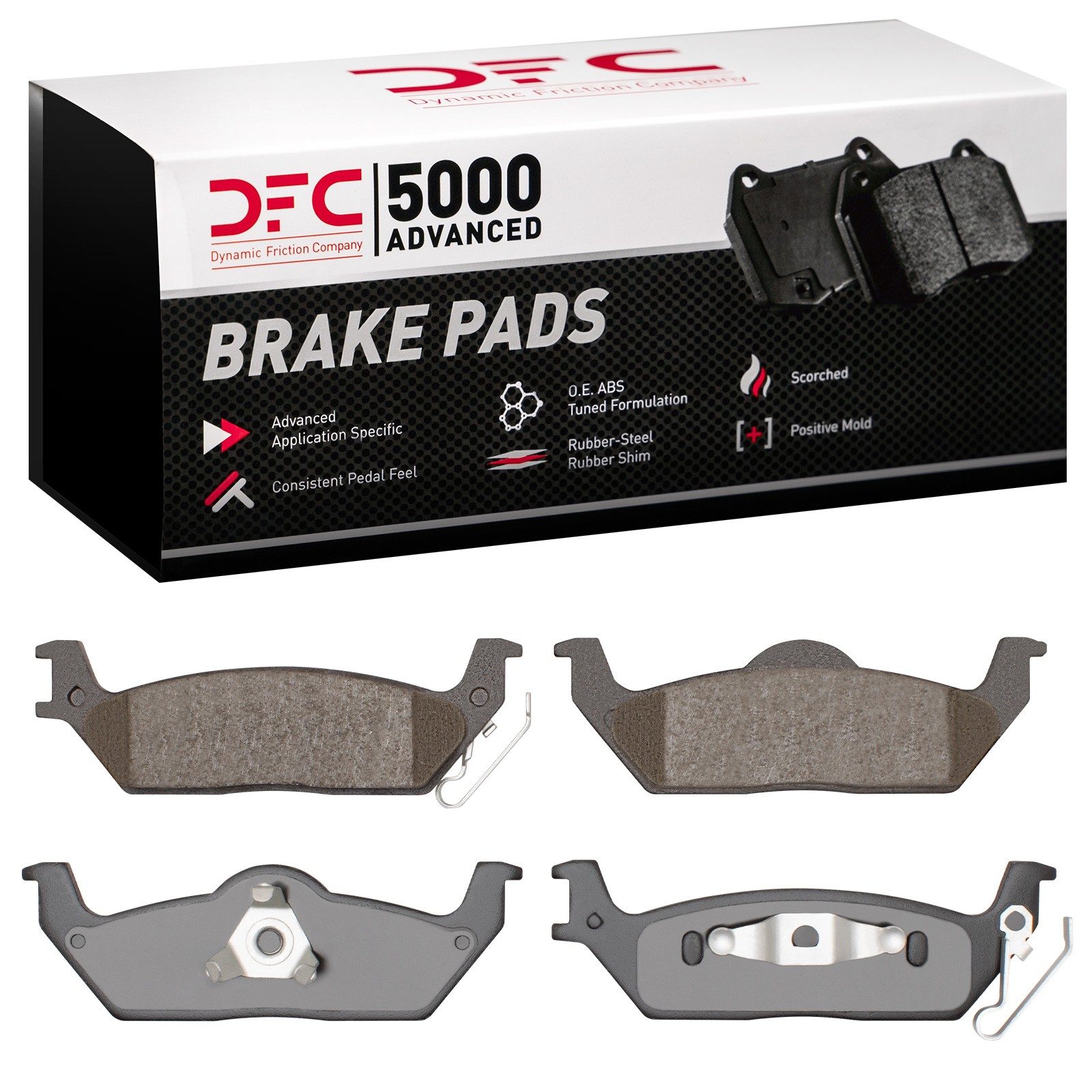 Dynamic Friction 5000 Advanced Brake Pads Without Hardware - 1552-1012-00 — image 2