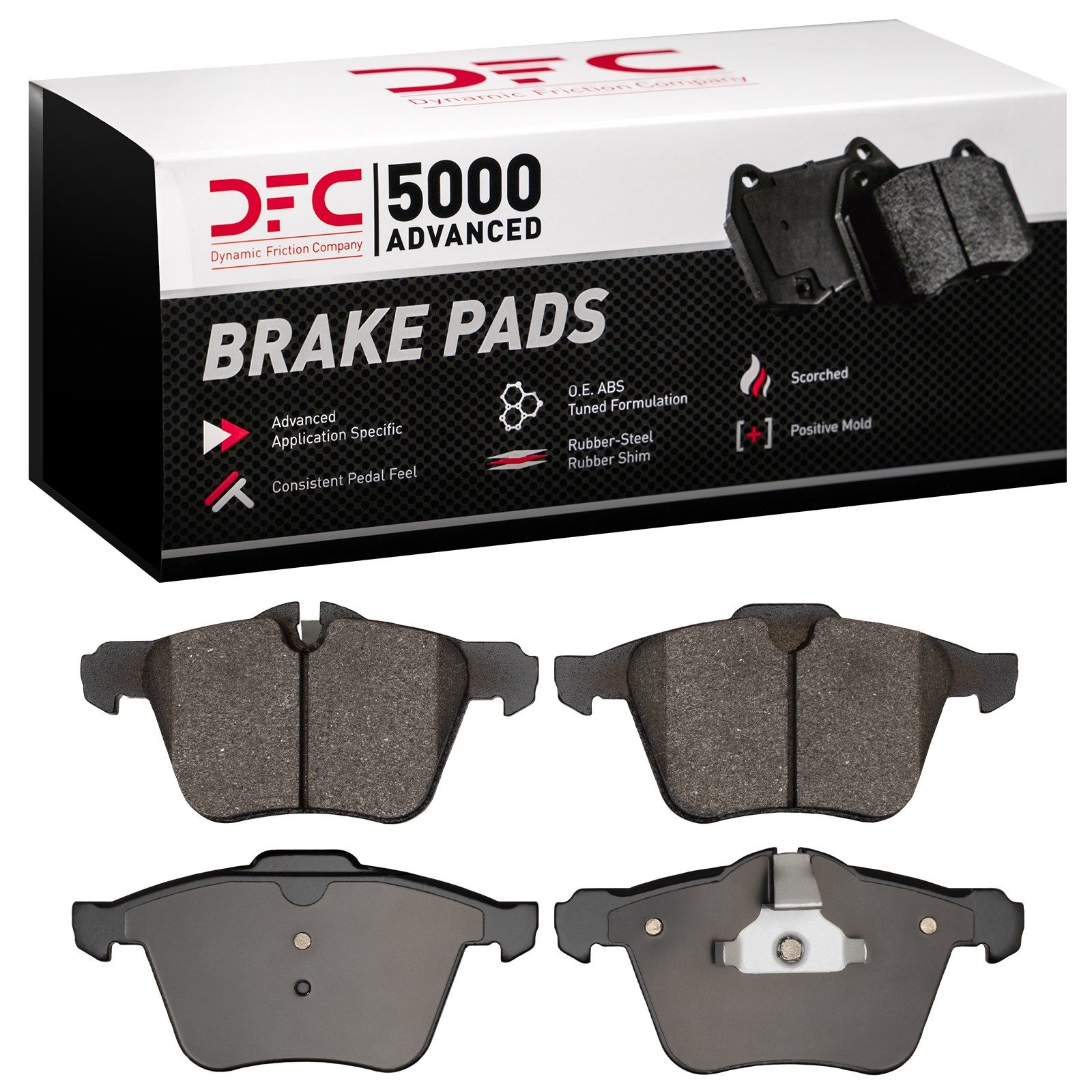 Dynamic Friction 5000 Advanced Brake Pads Without Hardware - 1552-1240-00 — image 2