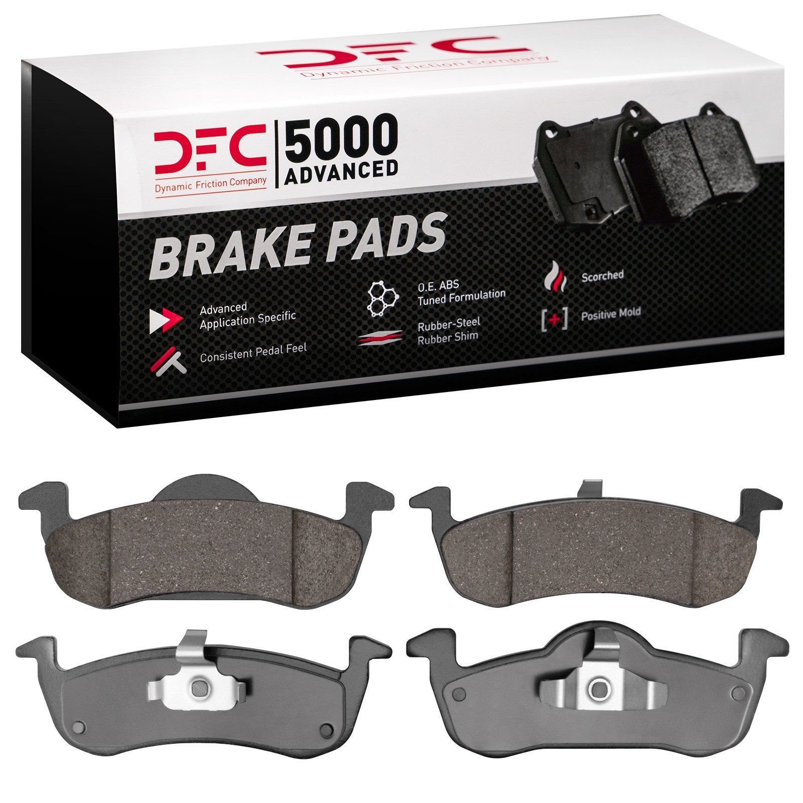 Dynamic Friction 5000 Advanced Brake Pads Without Hardware - 1552-1279-00 — image 3