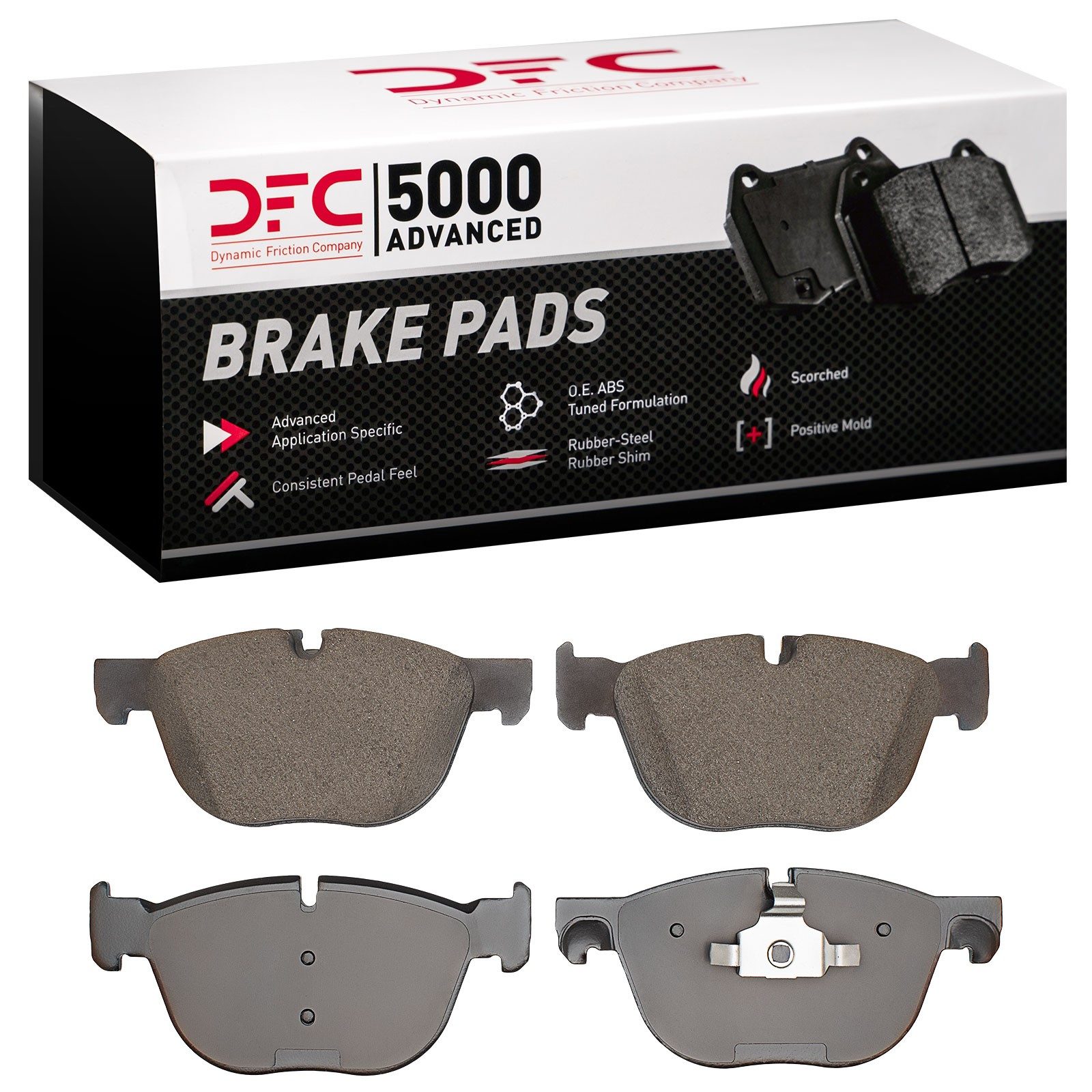 DFC Front 5000 Advanced Low-Metallic Brake Pads (4 Pads) — image 2