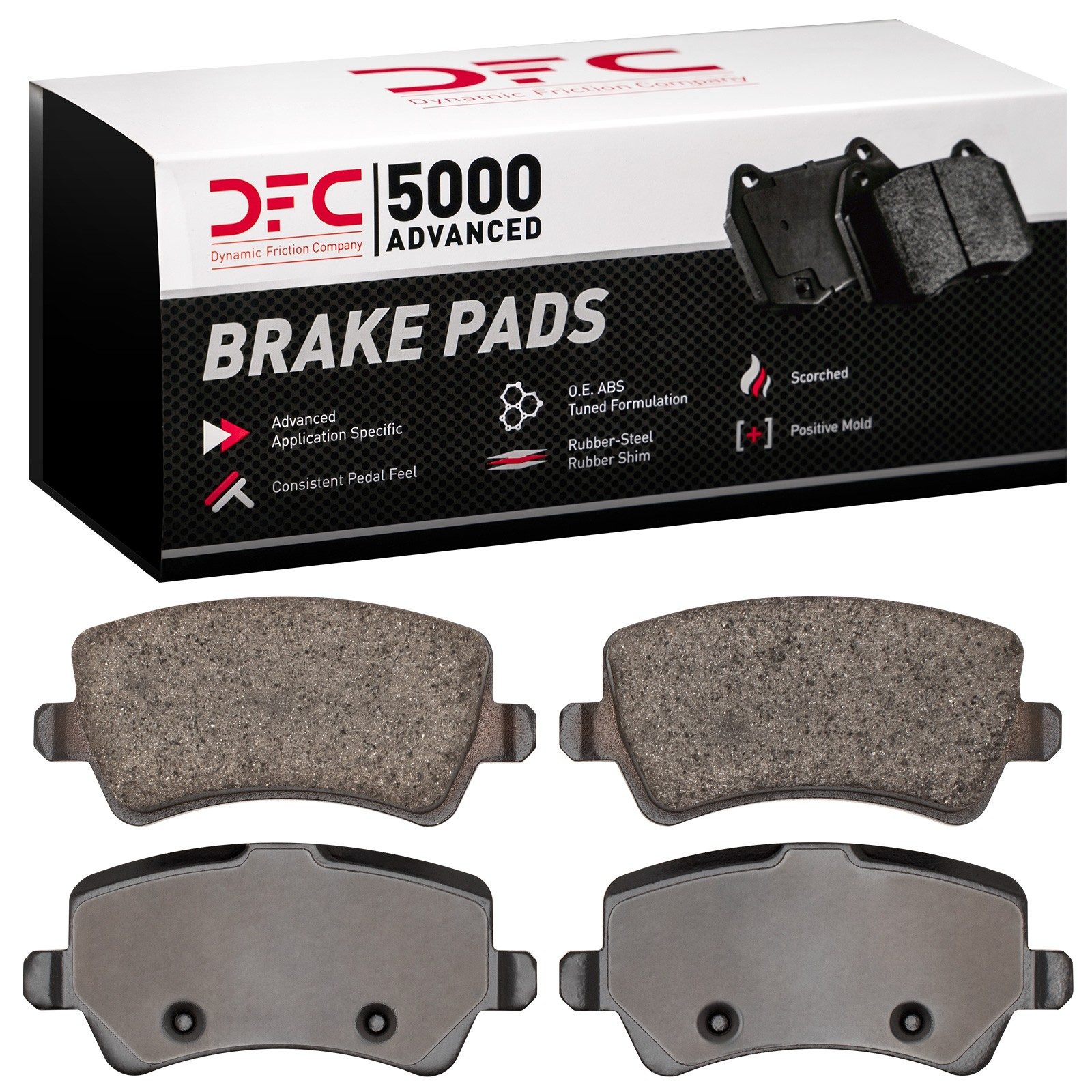 Dynamic Friction 5000 Advanced Brake Pads Without Hardware - 1552-1307-00 — image 2
