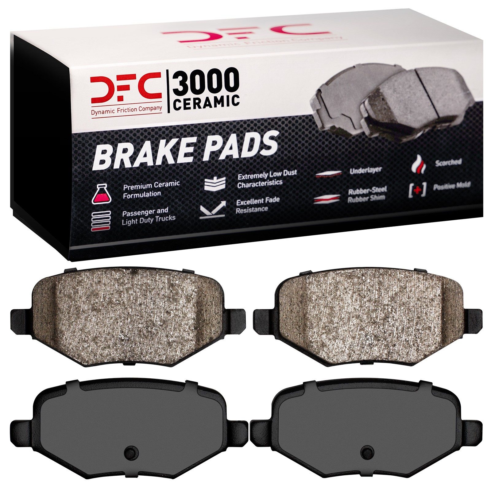DFC 5000 Advanced Ceramic Brake Pads (4 Pads) — image 3