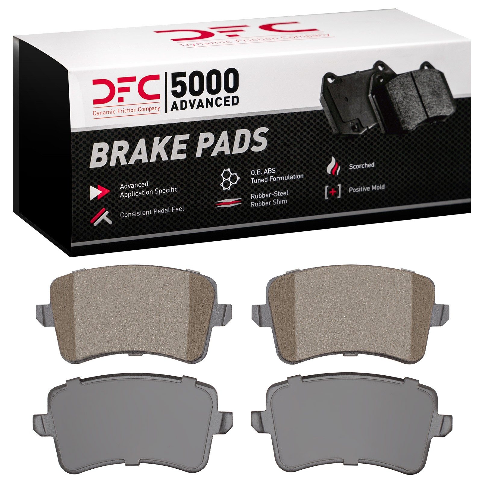 DFC Rear Brake Pads (4 Pads) — image 2