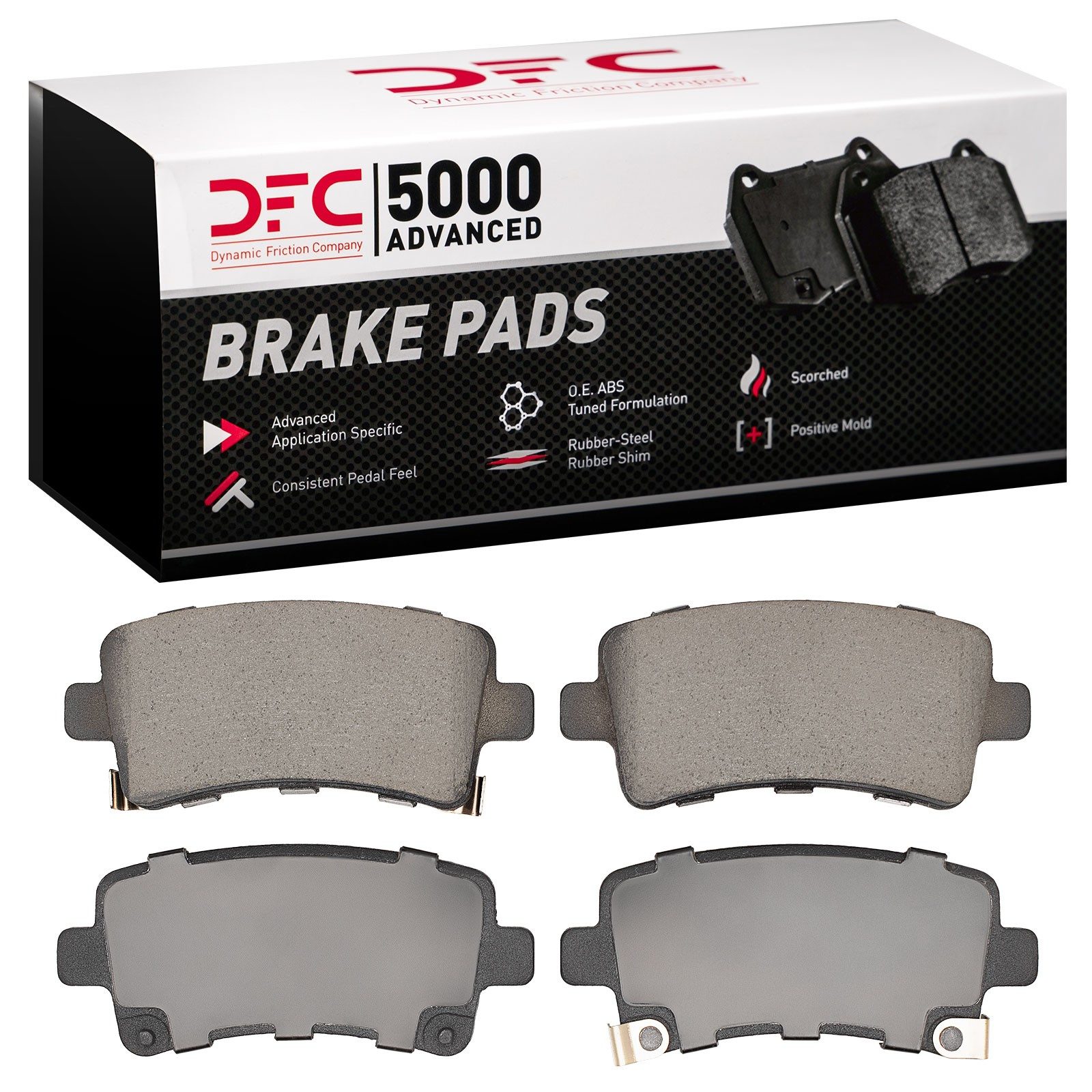 DFC Rear Brake Pads (4 Pads) — image 2