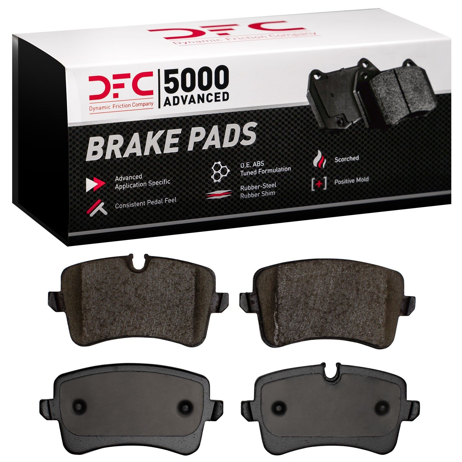 DFC Rear 5000 Advanced Ceramic Brake Pads (4 Pads) — image 2