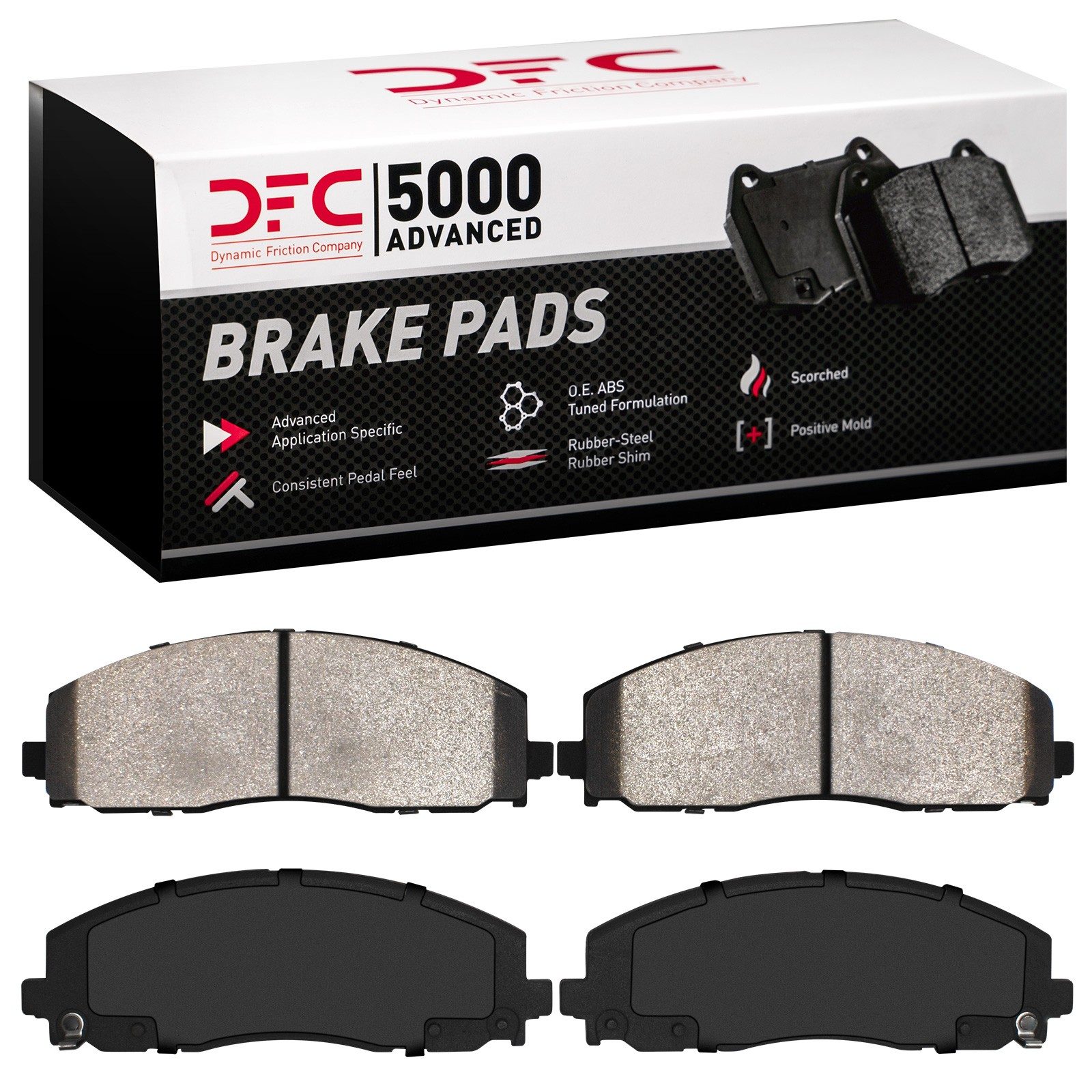 DFC Front 5000 Advanced Ceramic Brake Pads (4 Pads) — image 3