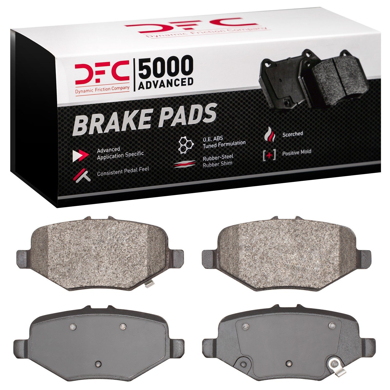 Dynamic Friction 5000 Advanced Brake Pads Without Hardware - 1552-1612-00 — image 2