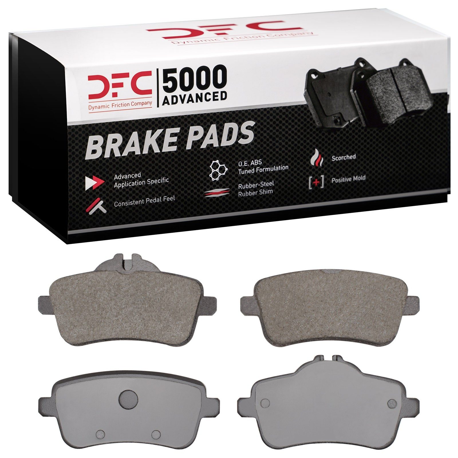Dynamic Friction 5000 Advanced Brake Pads Without Hardware - 1552-1630-00 — image 2
