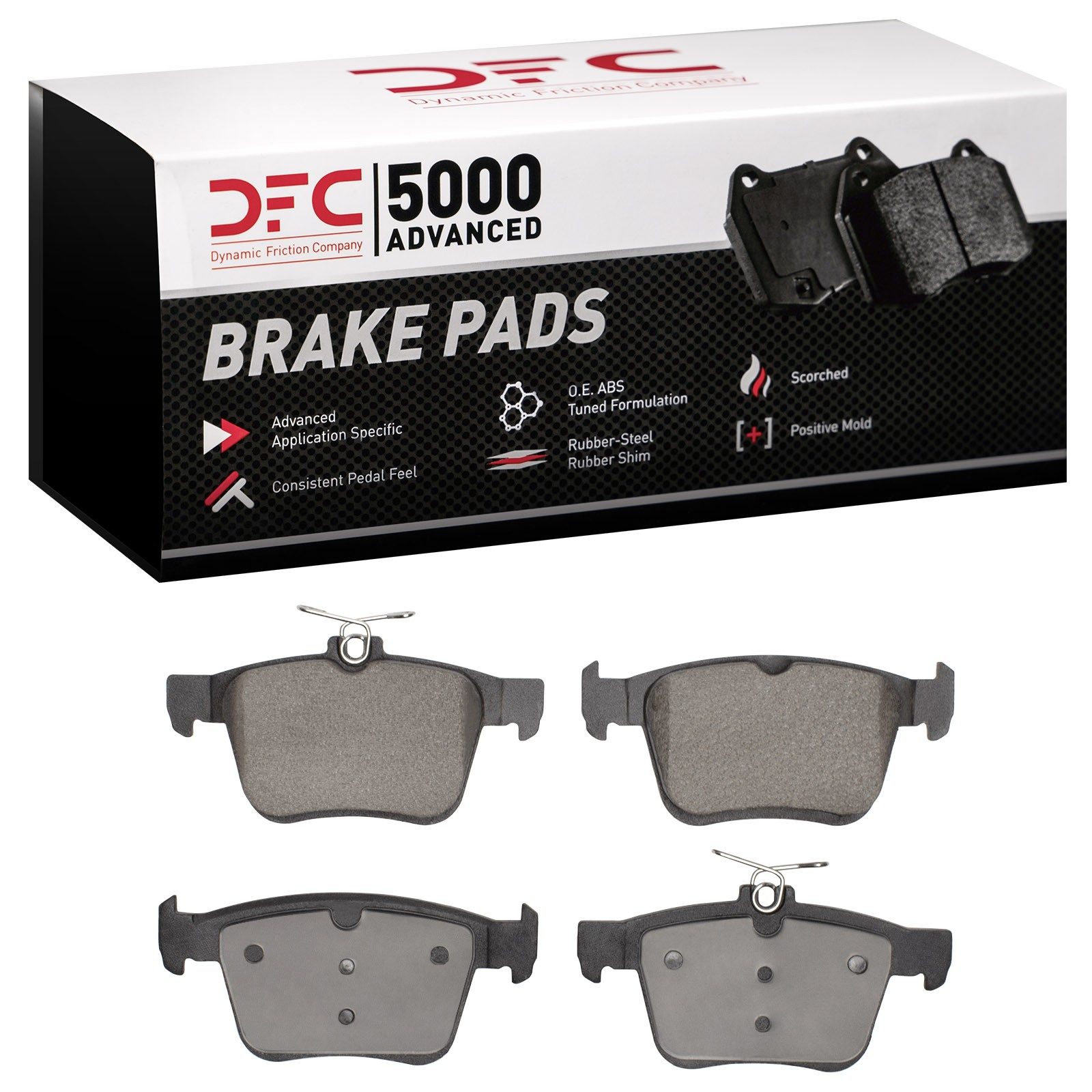 DFC 5000 Advanced Low-Metallic Brake Pads (4 Pads) — image 2