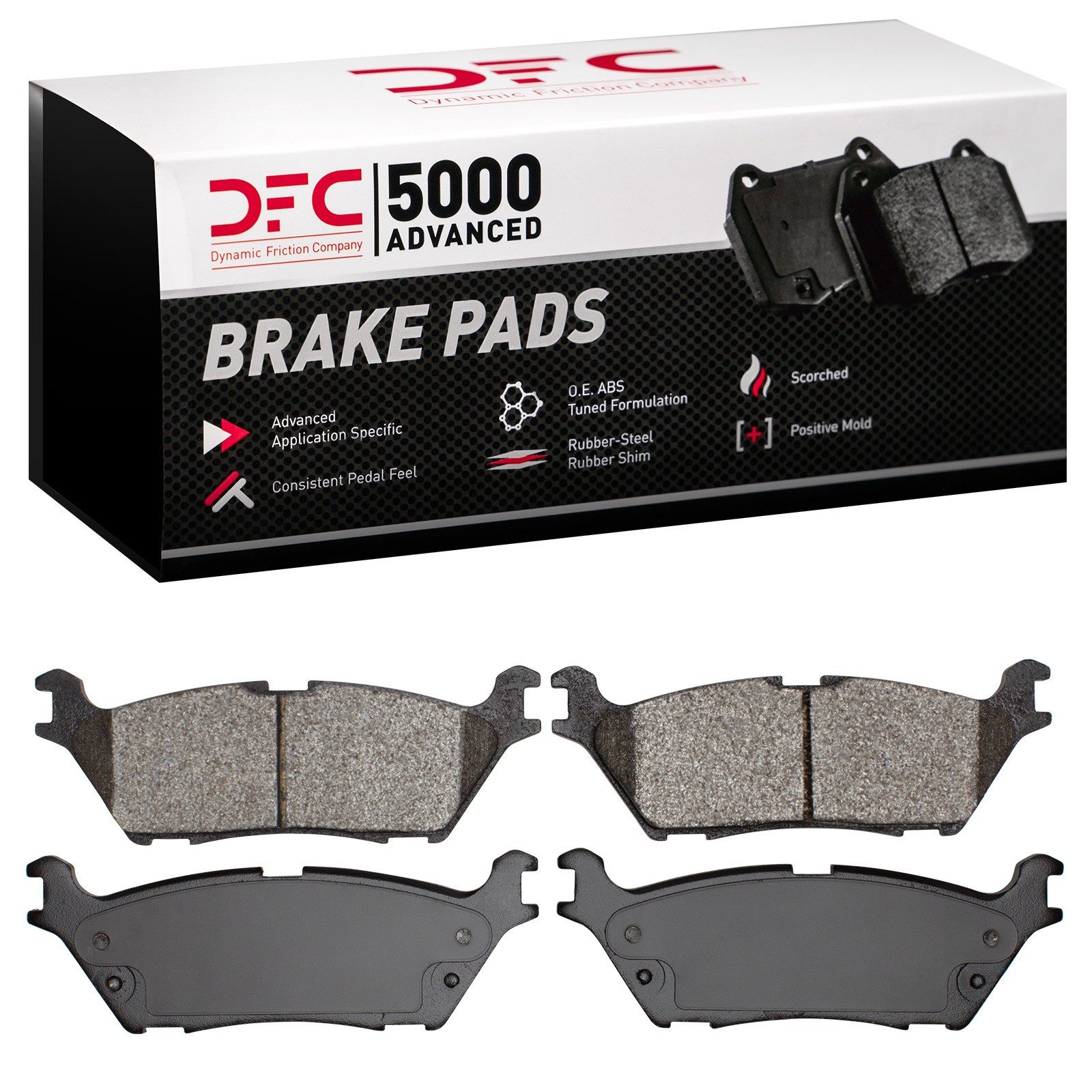 Dynamic Friction 5000 Advanced Brake Pads Without Hardware - 1552-1790-00 — image 2