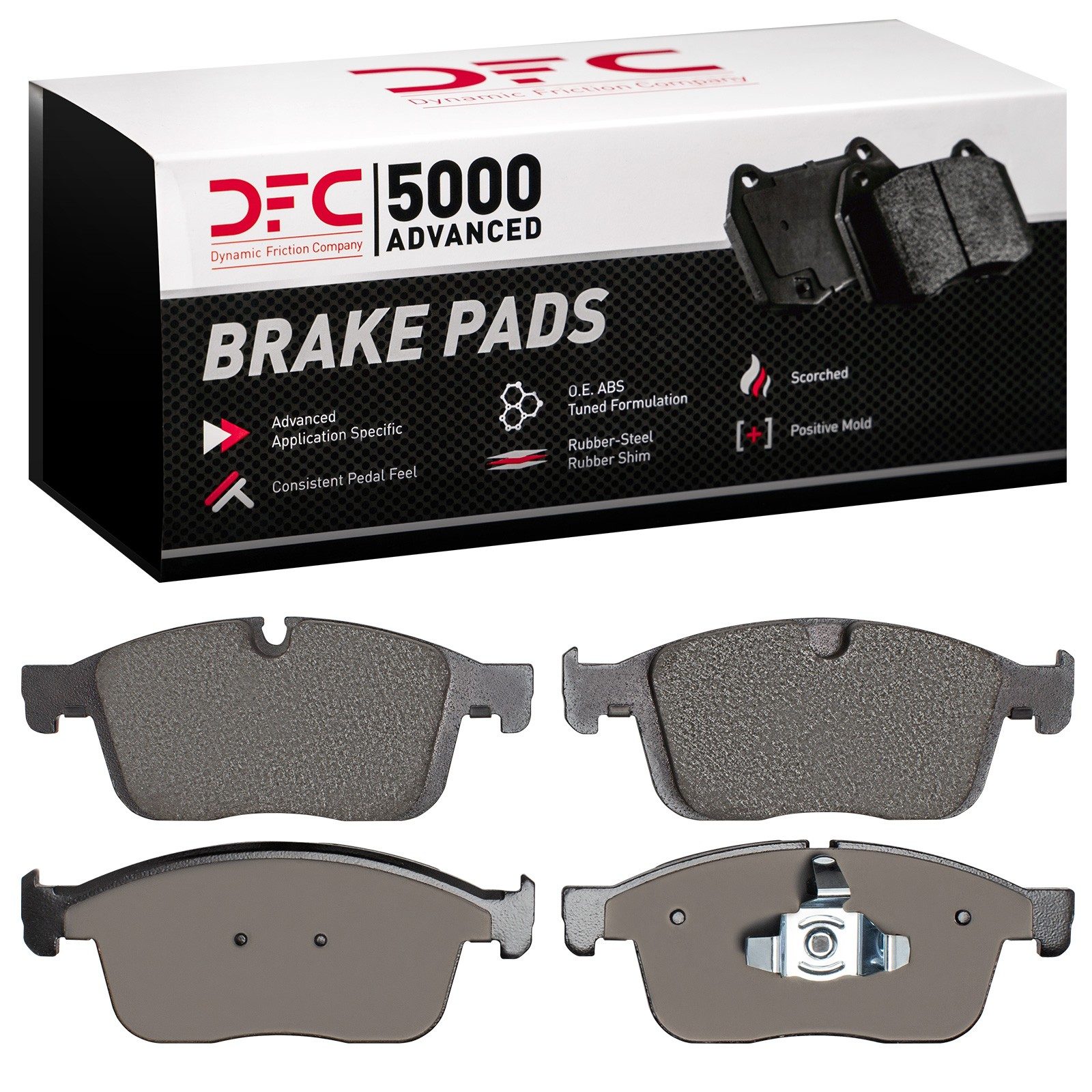 Dynamic Friction 5000 Advanced Brake Pads Without Hardware - 1552-1866-00 — image 2