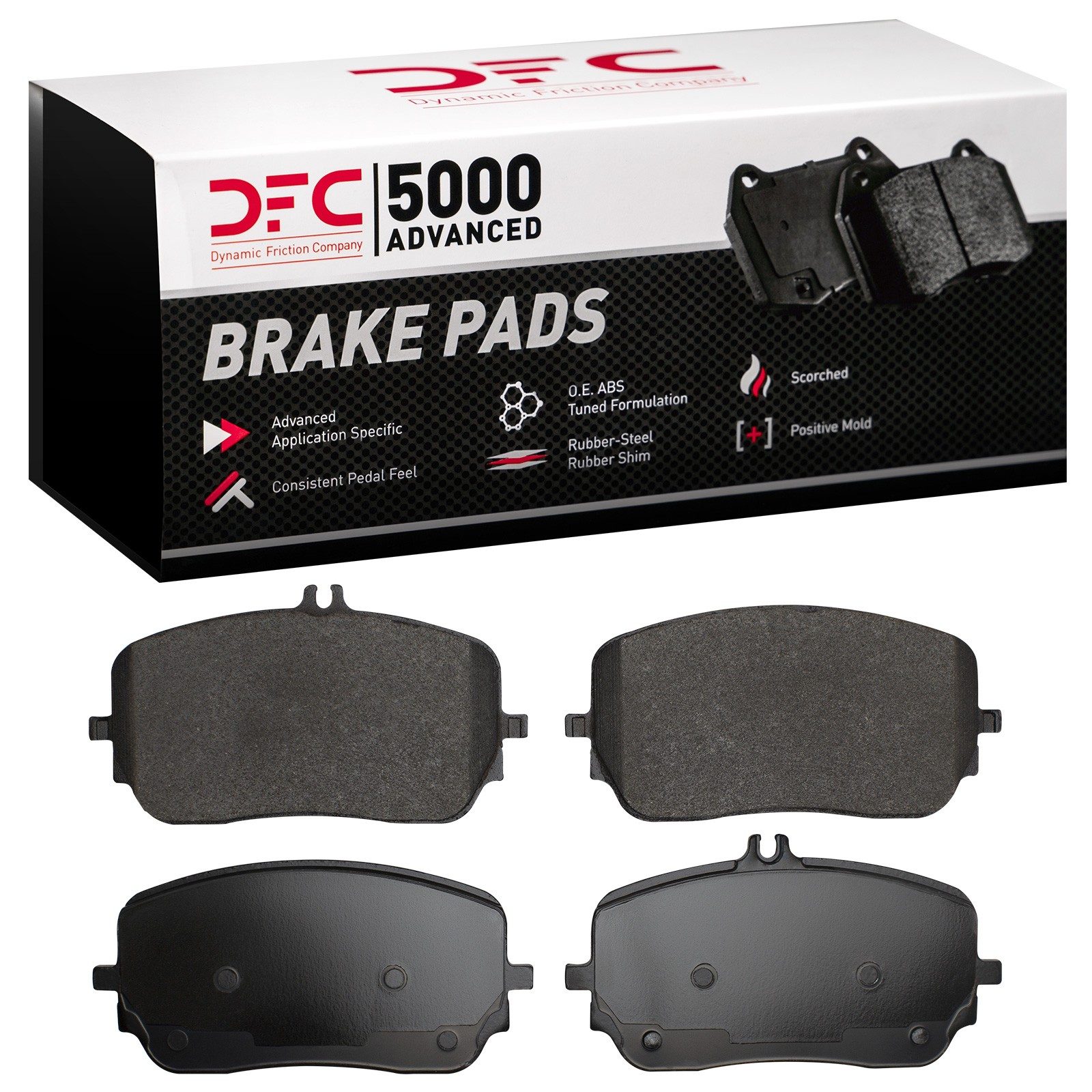 DFC 5000 Advanced Low-Metallic Brake Pads (4 Pads) — image 4