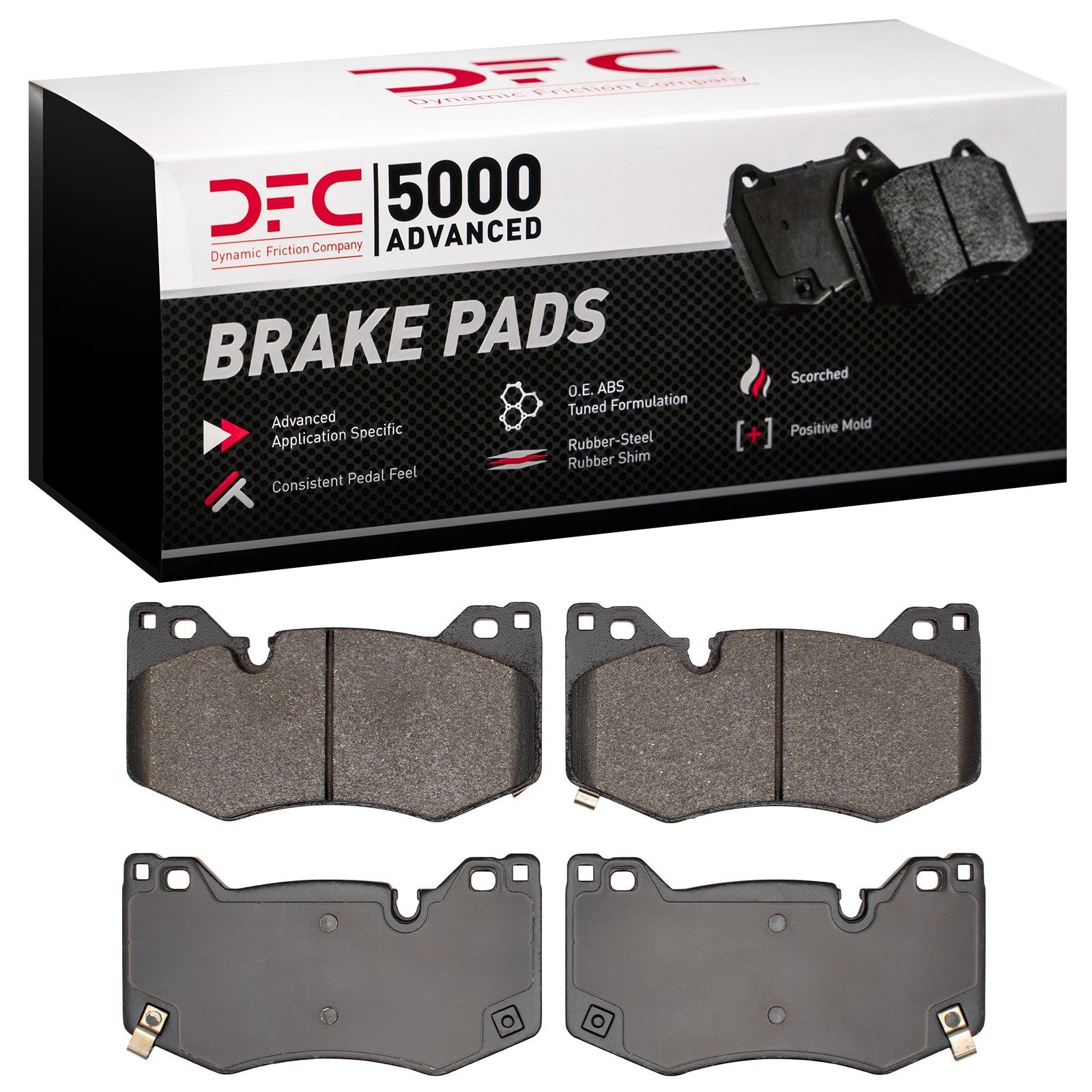 DFC Front 5000 Advanced Low-Metallic Brake Pads (4 Pads) — image 4