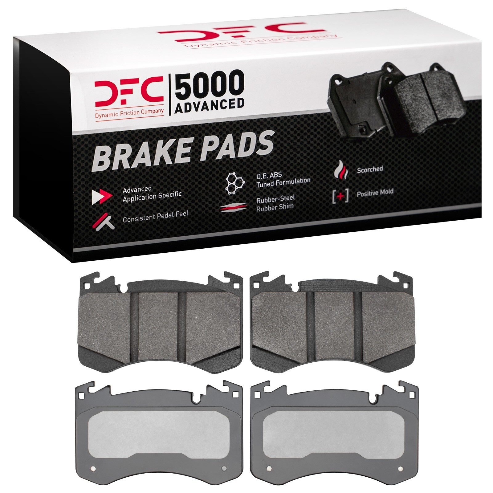 DFC 5000 Advanced Low-Metallic Brake Pads (4 Pads) — image 5