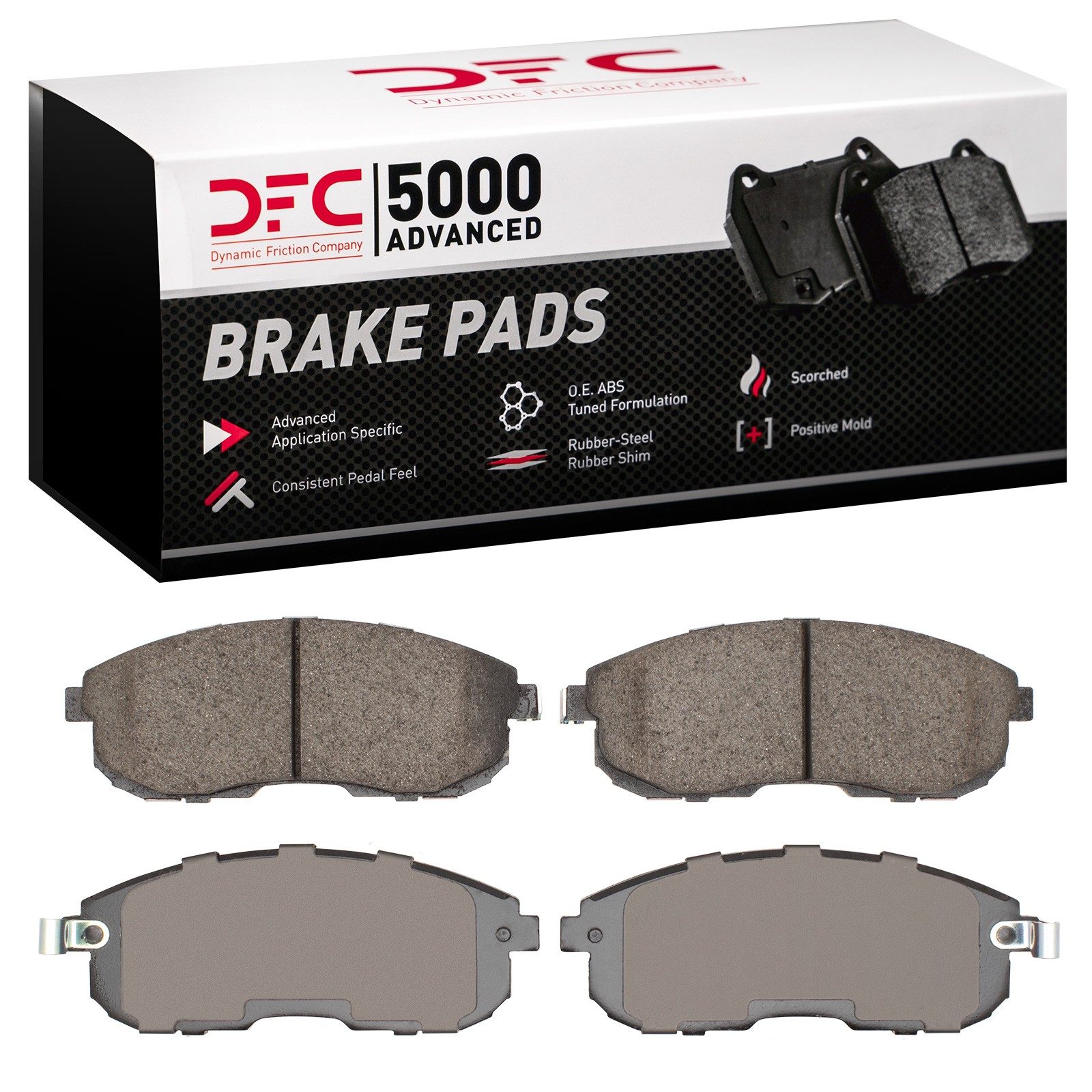 DFC 5000 Advanced Low-Metallic Brake Pads (4 Pads) — image 3