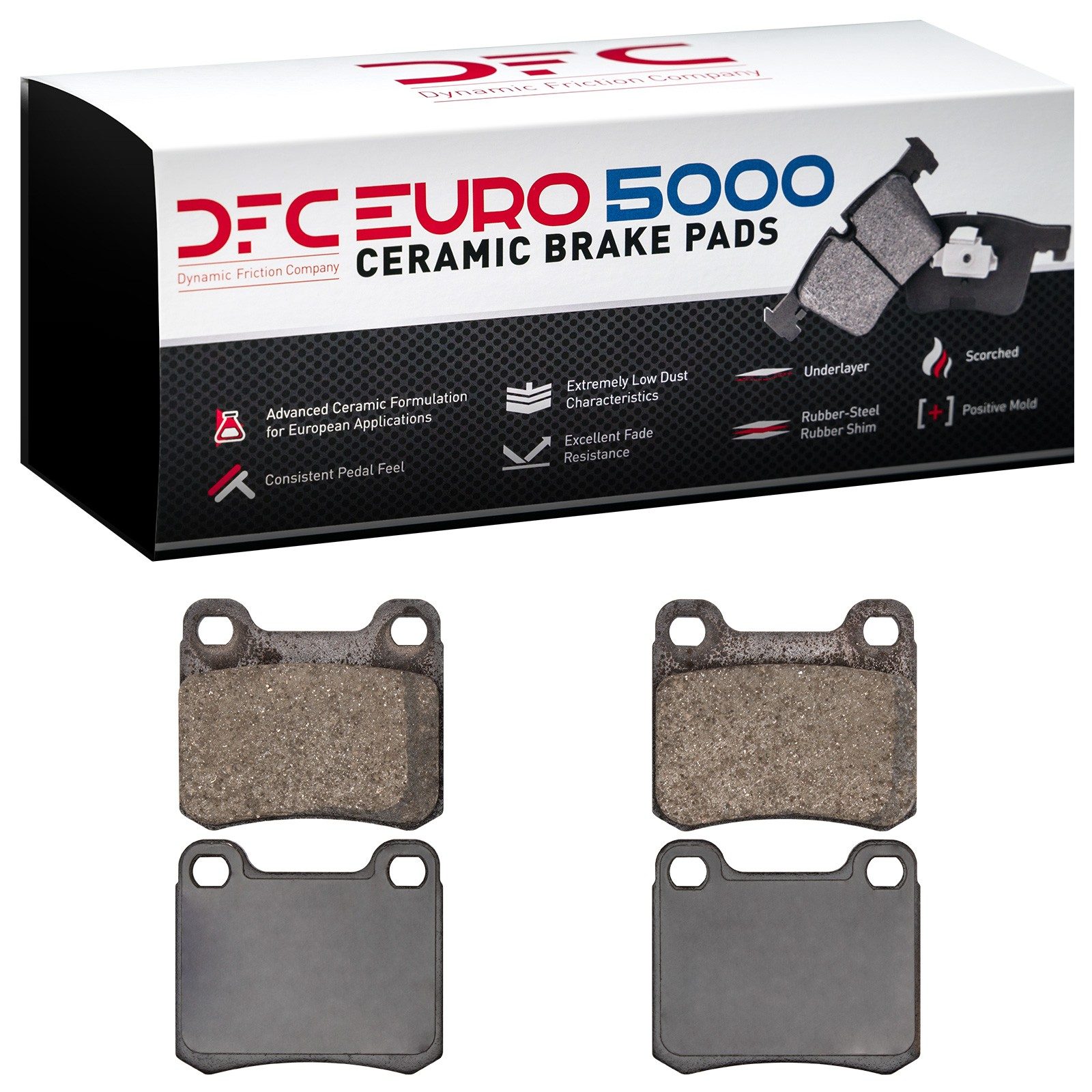 DFC EURO 5000 Ceramic Brake Pads (4 Pads) — image 3