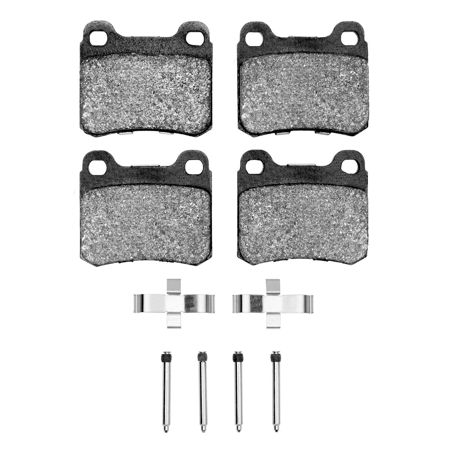 Dynamic Friction 5000 Euro Ceramic Brake Pads With Hardware - 1600-0335-02
