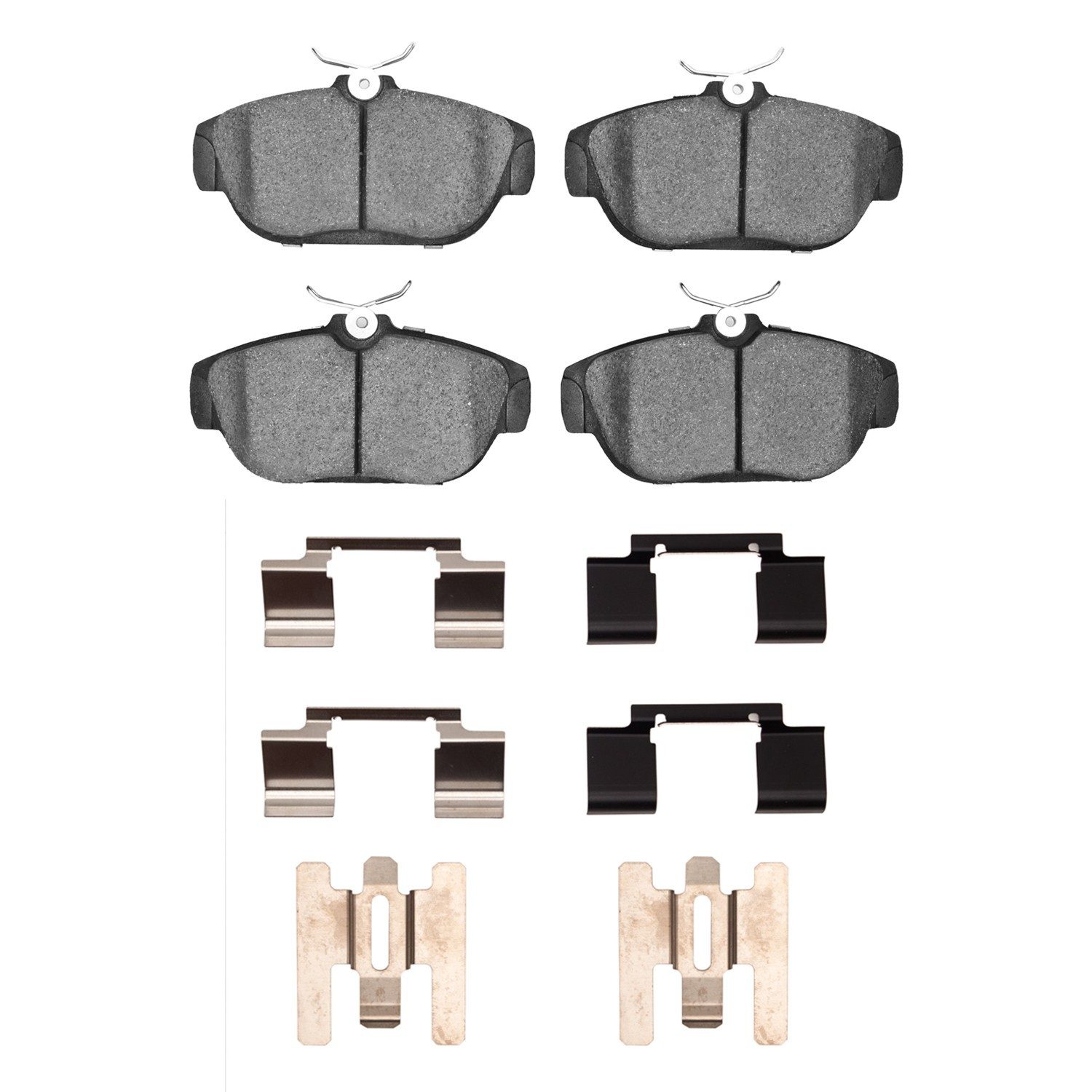Dynamic Friction 5000 Euro Ceramic Brake Pads With Hardware - 1600-0542-01