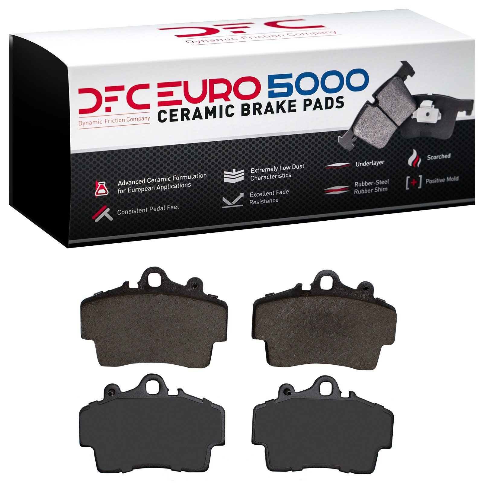 DFC EURO 5000 Ceramic Brake Pads (4 Pads) — image 3