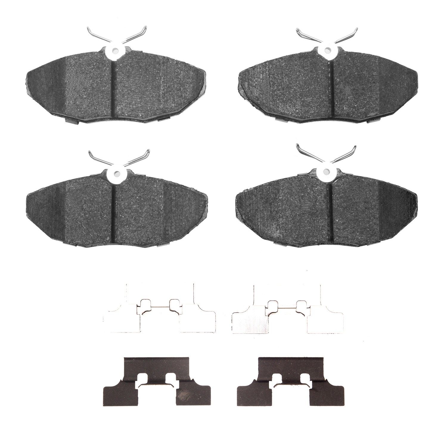 Dynamic Friction 5000 Euro Ceramic Brake Pads With Hardware - 1600-0944-01