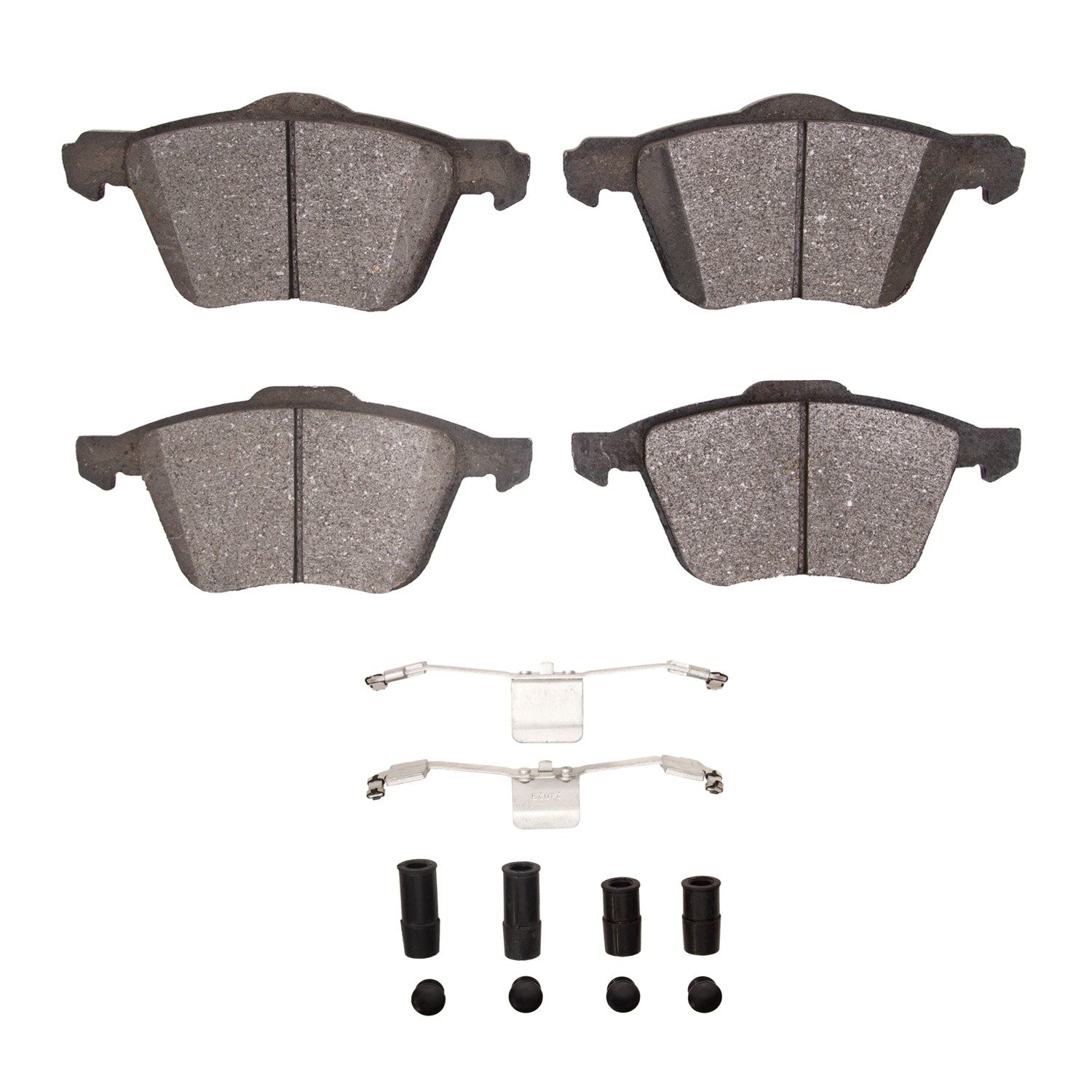 Dynamic Friction 5000 Euro Ceramic Brake Pads With Hardware - 1600-0979-01