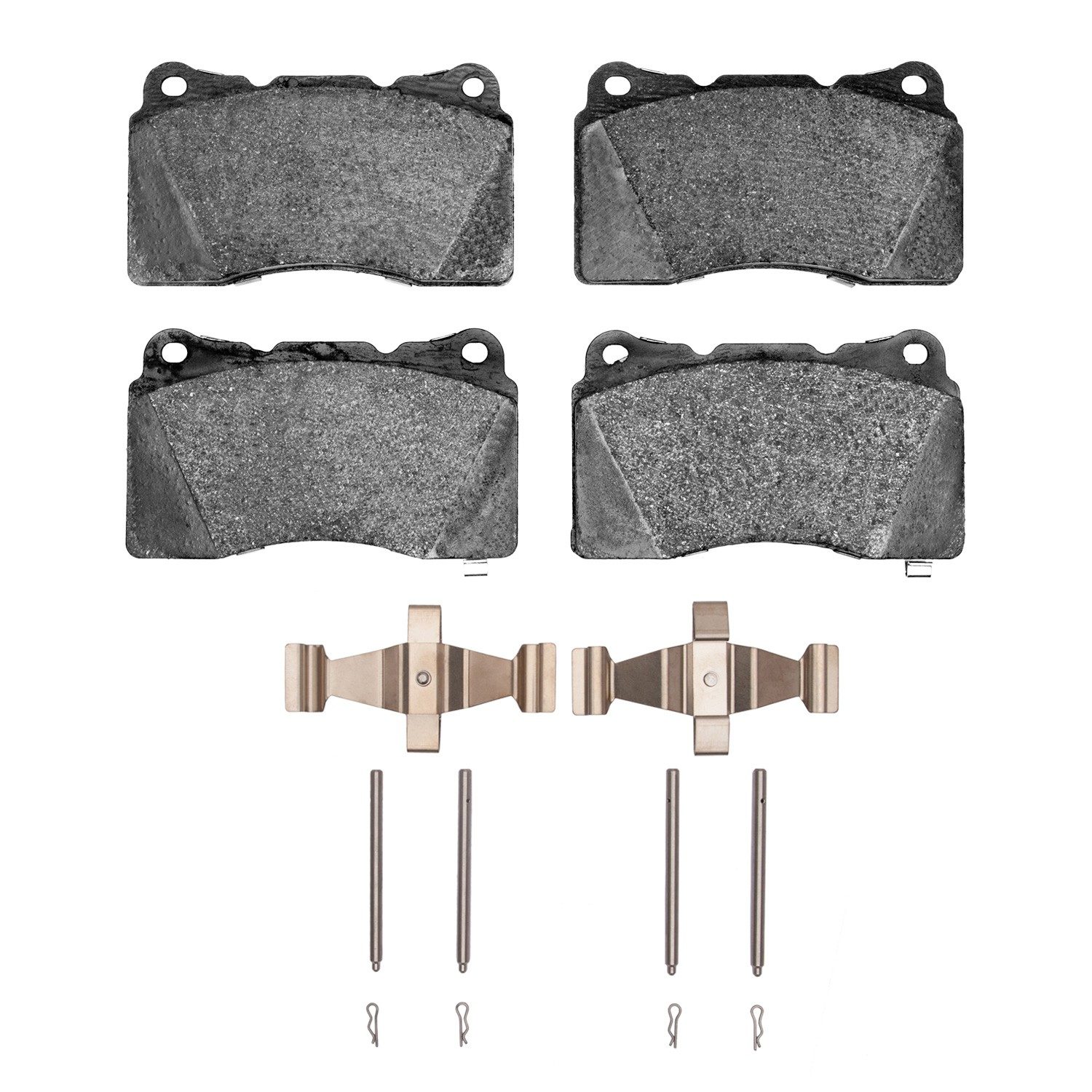 Dynamic Friction 5000 Euro Ceramic Brake Pads With Hardware - 1600-1001-01