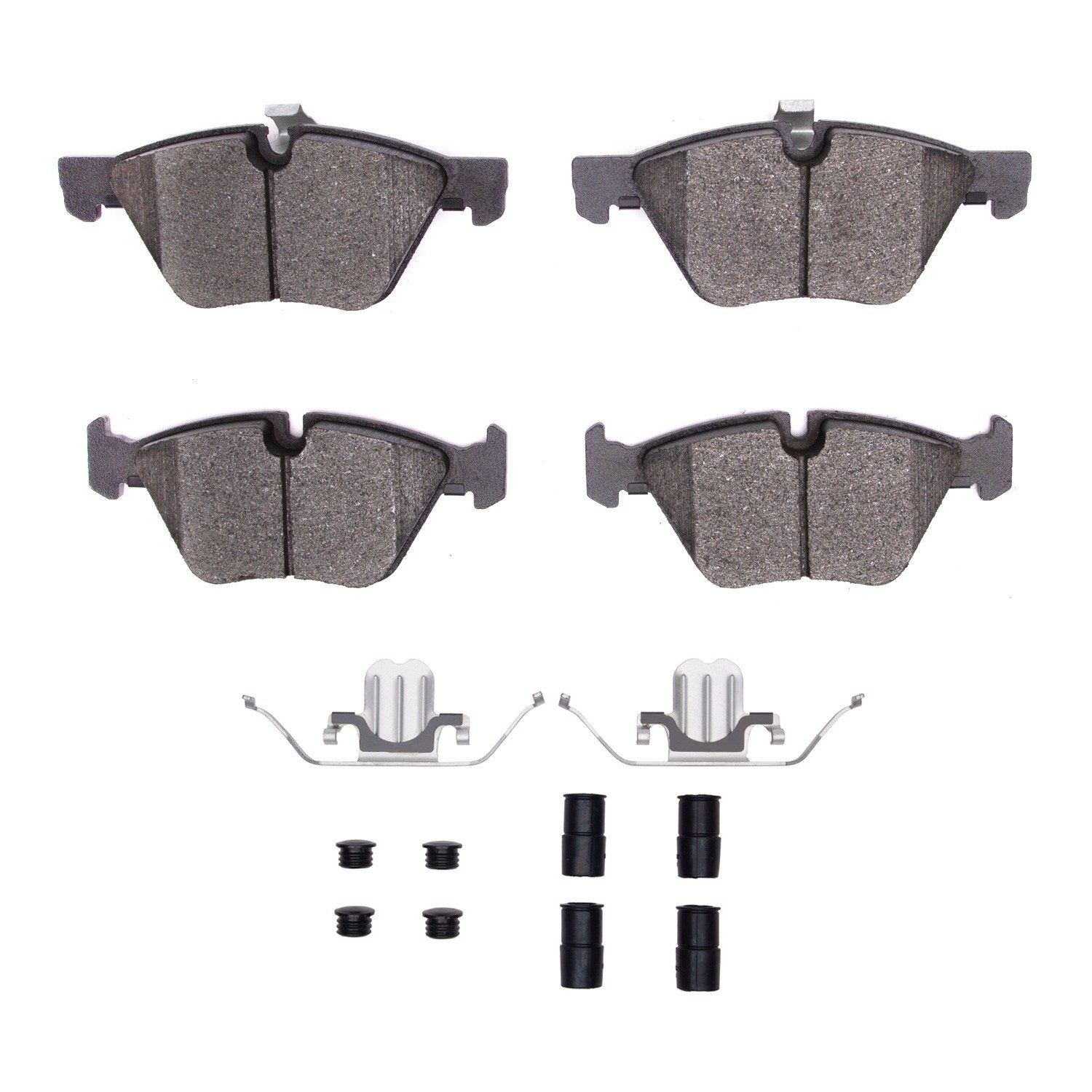 Dynamic Friction 5000 Euro Ceramic Brake Pads With Hardware - 1600-1061-21