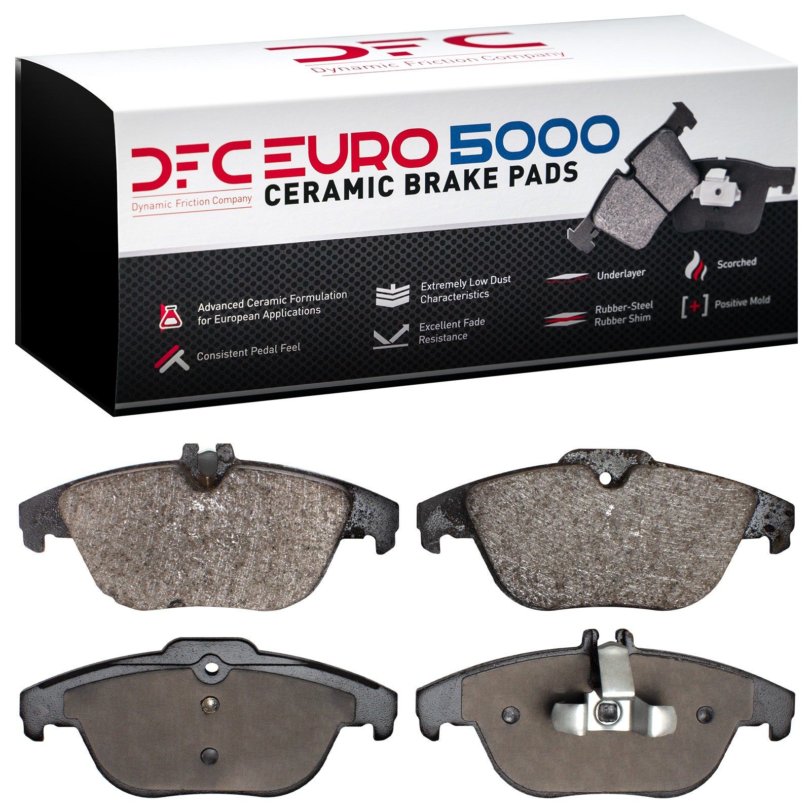 DFC EURO 5000 Ceramic Brake Pads (4 Pads) — image 2