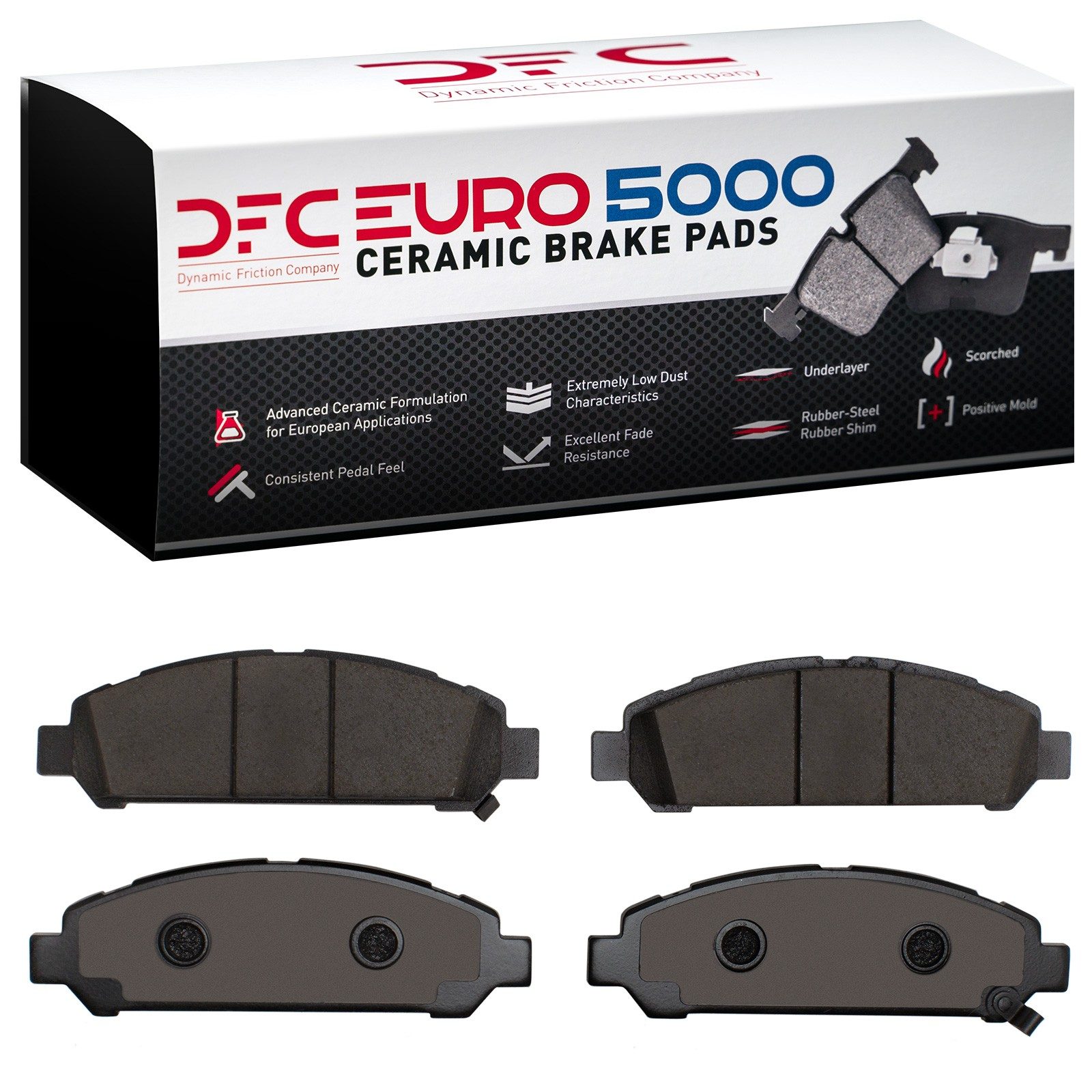 DFC EURO 5000 Ceramic Brake Pads (4 Pads) — image 3