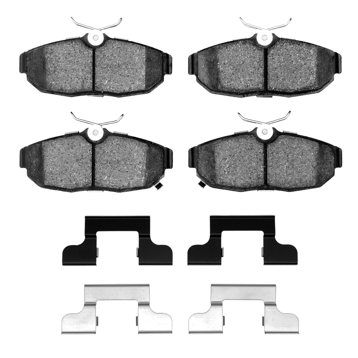 Dynamic Friction 5000 Euro Ceramic Brake Pads With Hardware - 1600-1562-01