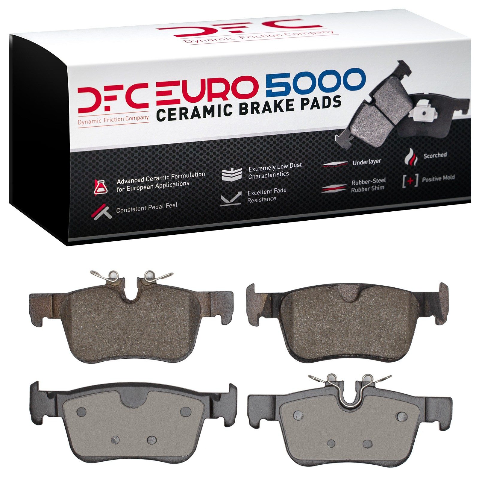 DFC EURO 5000 Ceramic Brake Pads (4 Pads) — image 2