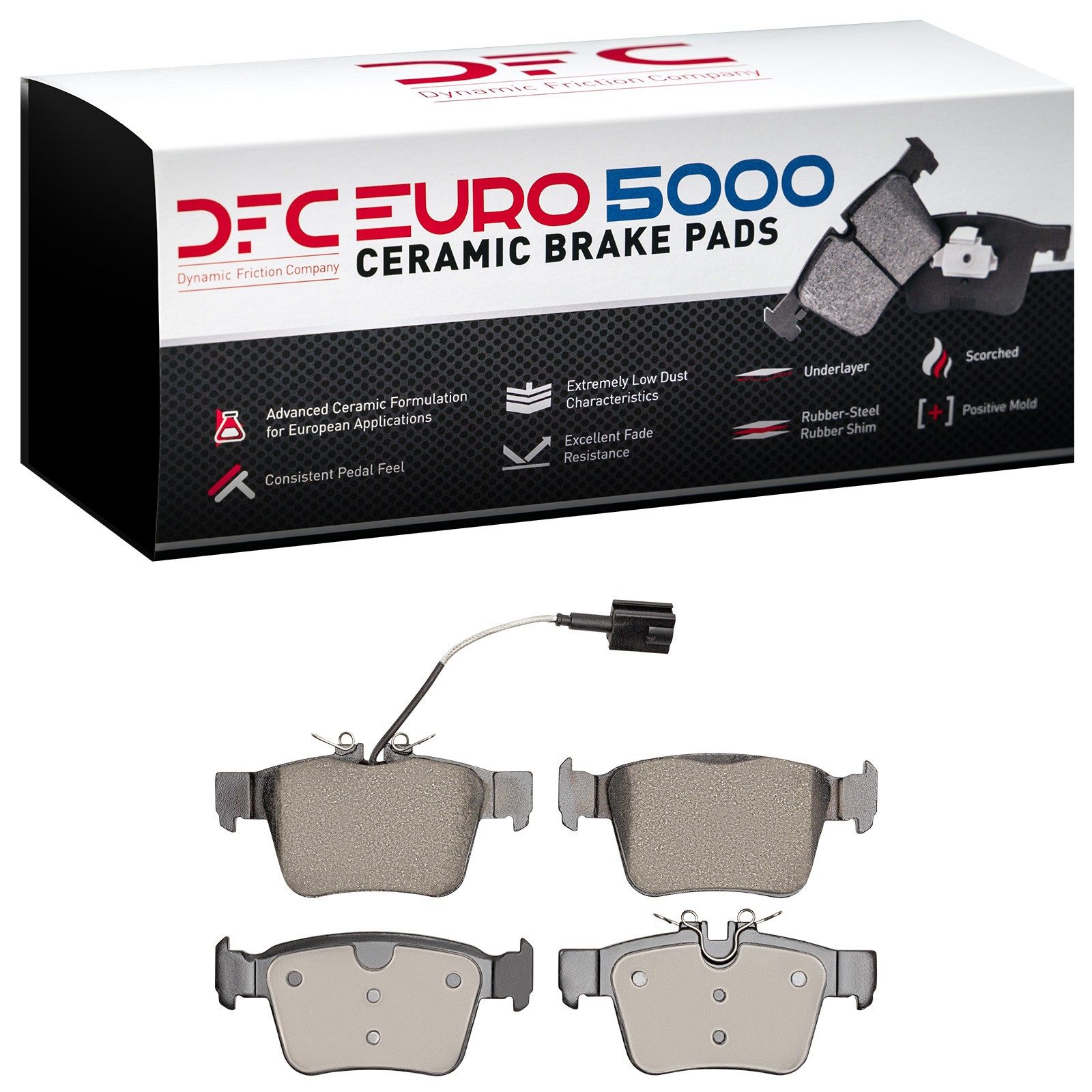 DFC EURO 5000 Ceramic Brake Pads (4 Pads) — image 2