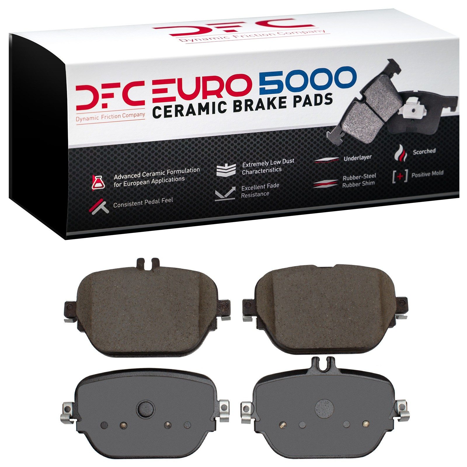 DFC EURO 5000 Ceramic Brake Pads (4 Pads) — image 2