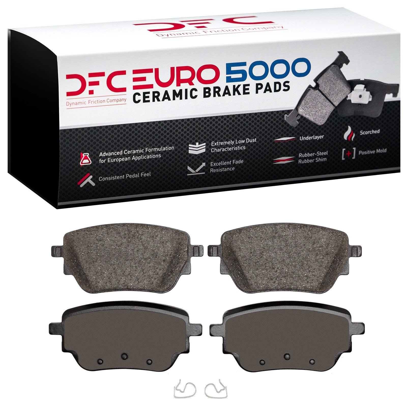 DFC EURO 5000 Ceramic Brake Pads (4 Pads) — image 2