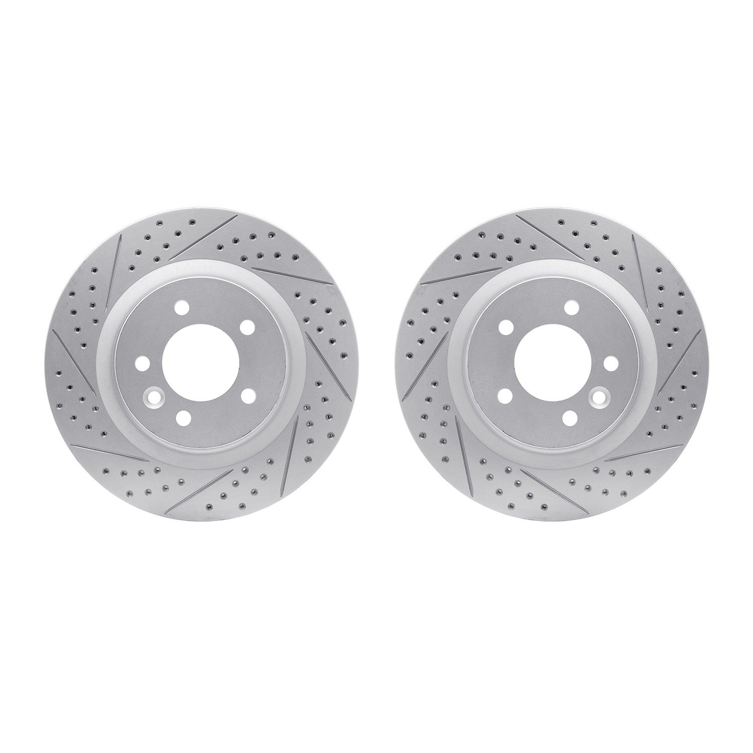 DFC Front Drilled Slotted Brake Rotors (Set of 2)