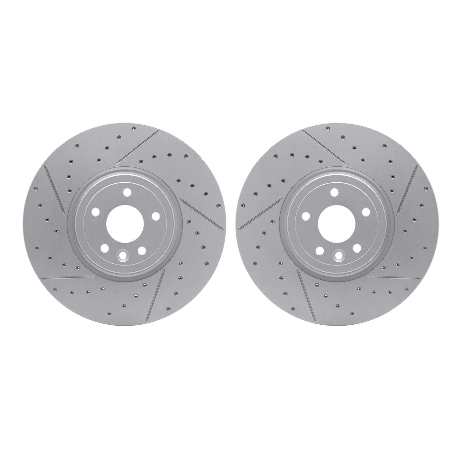 DFC Front Drilled Slotted Brake Rotors (Set of 2)