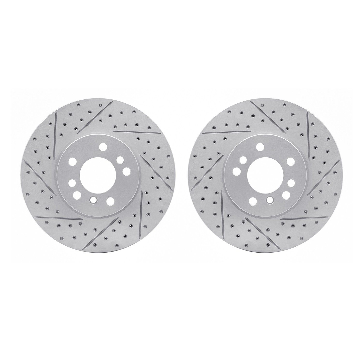 DFC Front Drilled Slotted Brake Rotors (Set of 2)