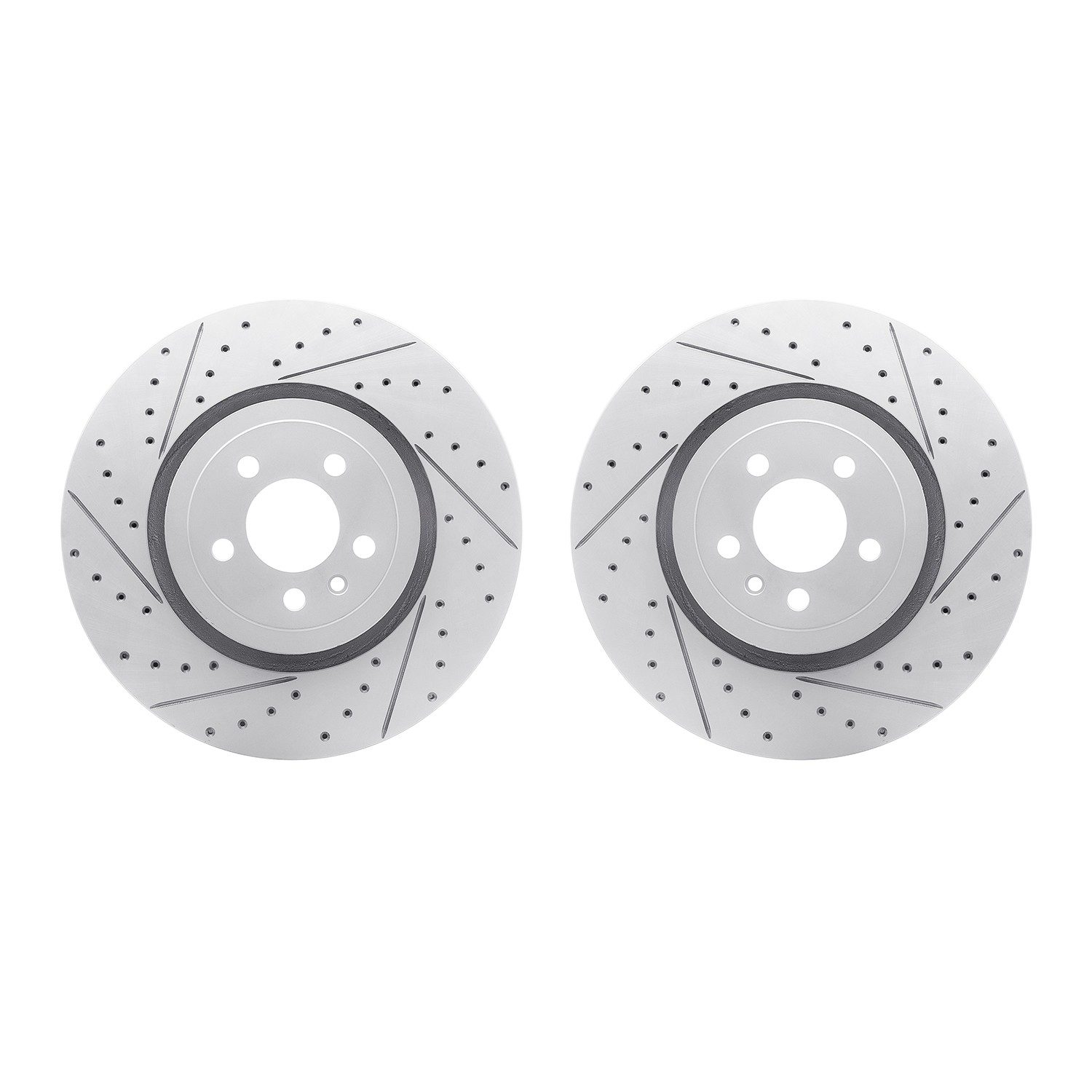 DFC Front Drilled Slotted Brake Rotors (Set of 2)