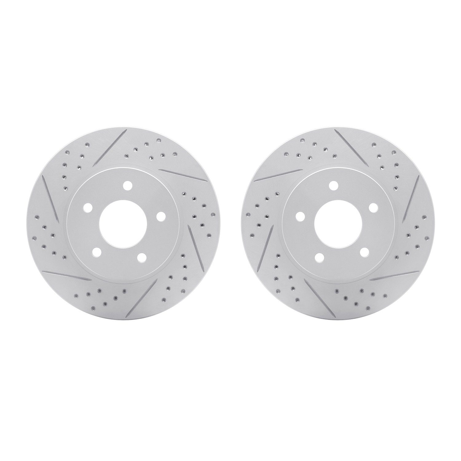 DFC Front Drilled Slotted Brake Rotors (Set of 2)