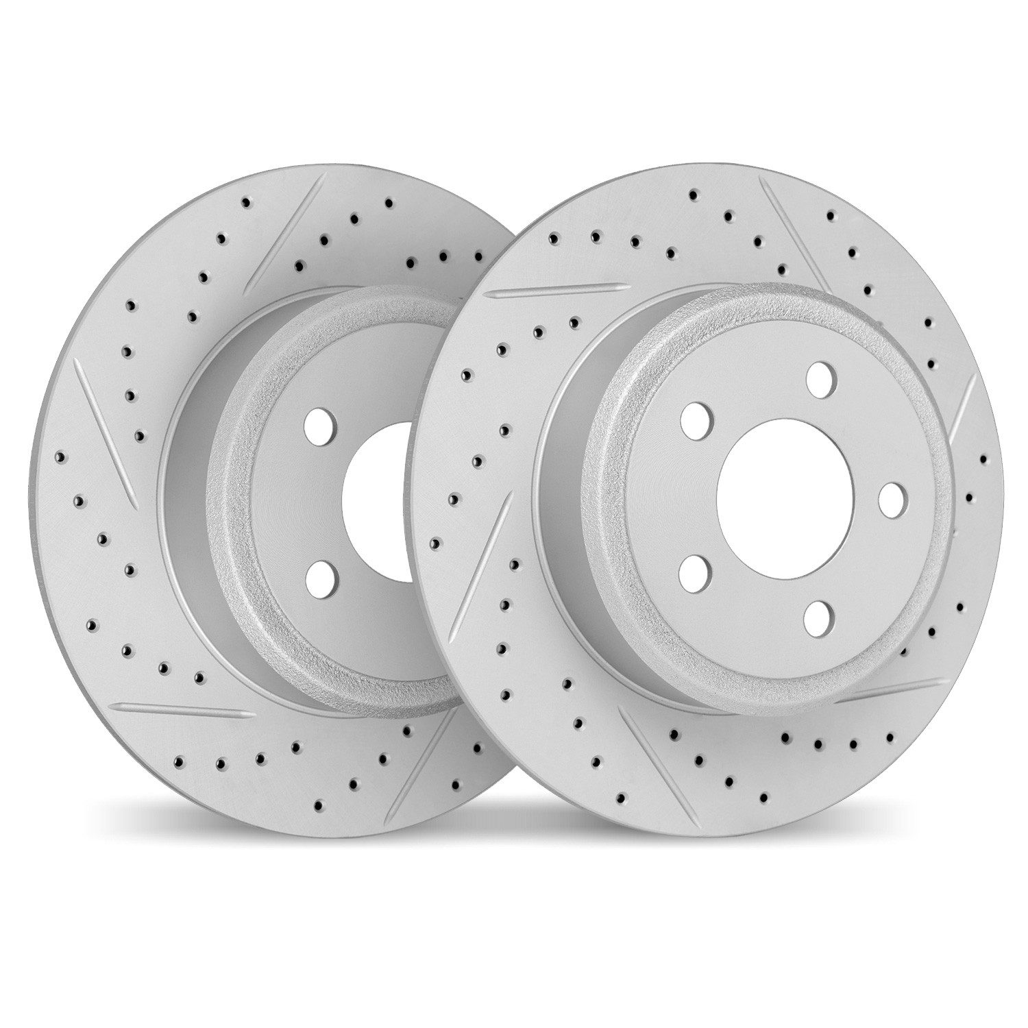 DFC Rear Drilled Slotted Brake Rotors (Set of 2) — image 4